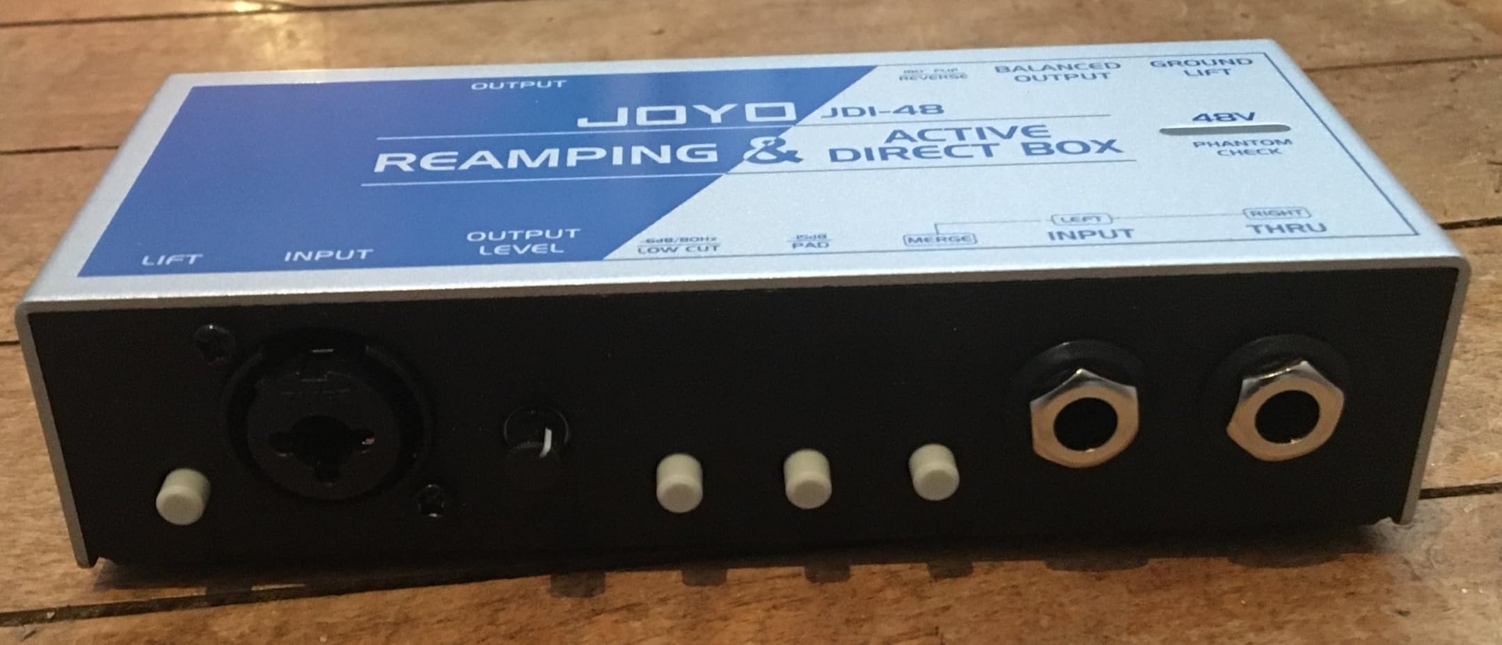 JOYO Reamping & Active DI Box for Guitar/Bass JDI-48 customer photo 2