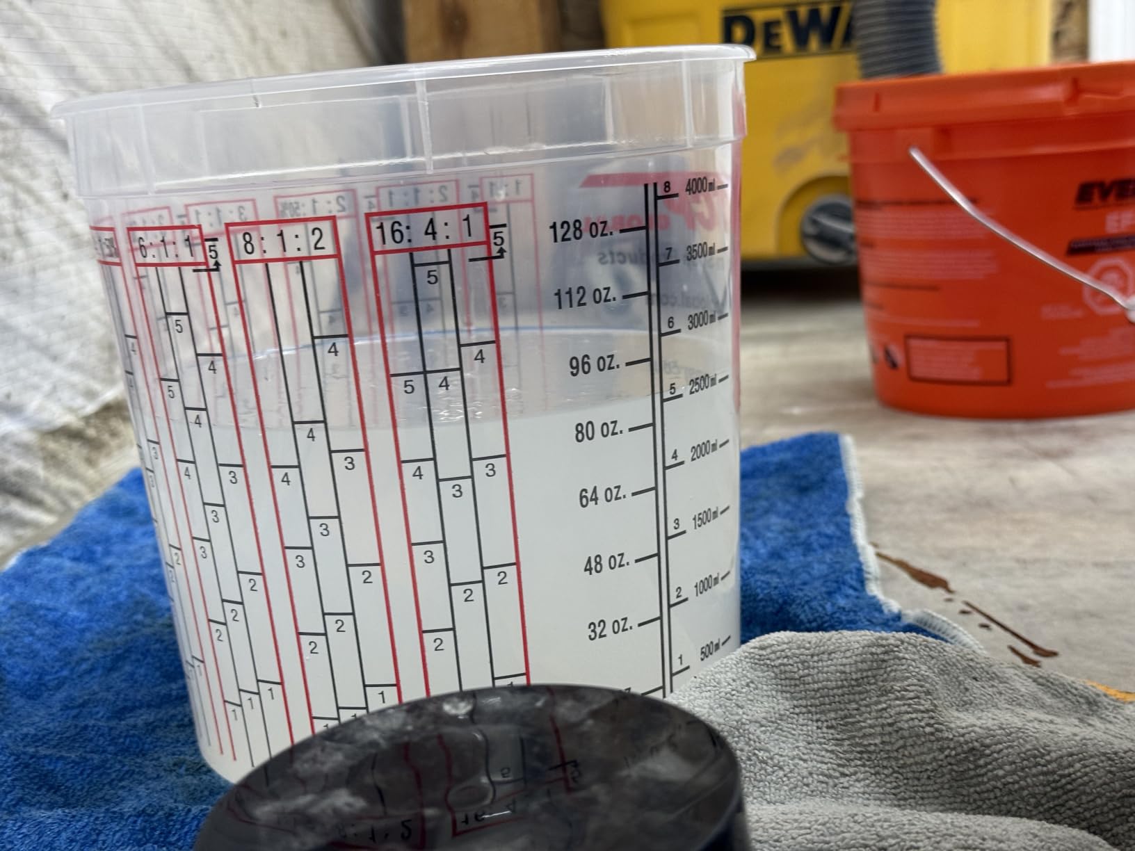 Everflow MPC Epoxy Resin Floor Coating Kit, Grey, 3 Gallon | Garage floor epoxy kit. 100% solids, self-leveling epoxy floor coating. Durable finish for garages and basements. customer photo 2
