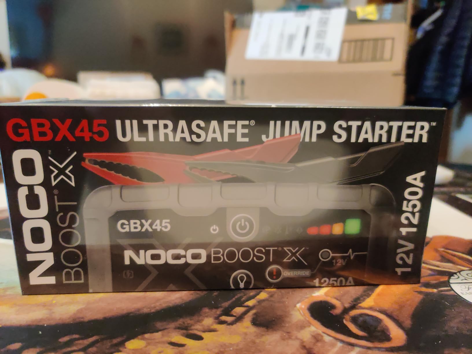 NOCO Boost GBX45 1250A UltraSafe Jump Starter, 12V Lithium Battery Booster | Spark-Proof & Reverse Polarity Protection, For Car, Truck, Motorcycle, SUV, Boat, ATV, RV, up to 6.5L Gas & 4.0L Diesel customer photo 1
