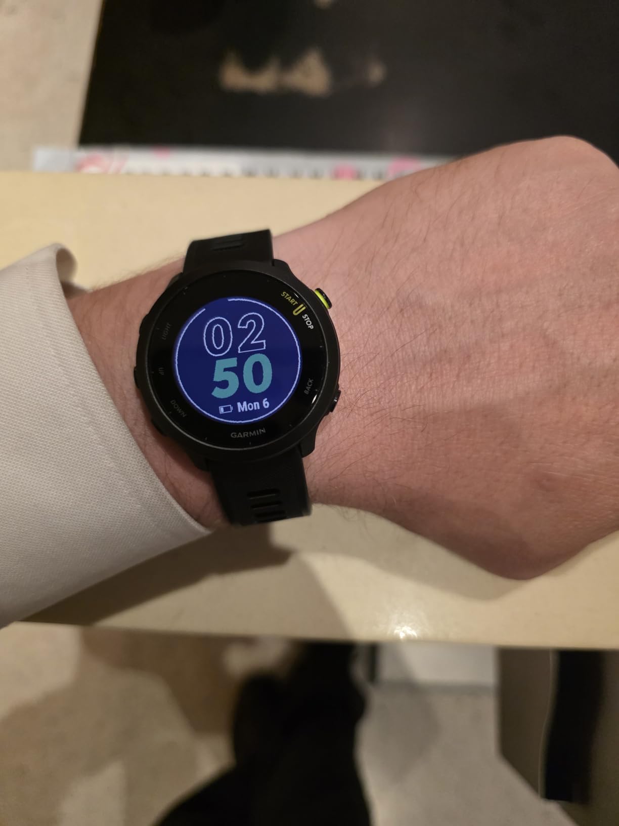 Garmin Forerunner 55, GPS Running Watch with Daily Suggested Workouts, Up to 2 Weeks of Battery Life, Black customer photo 2