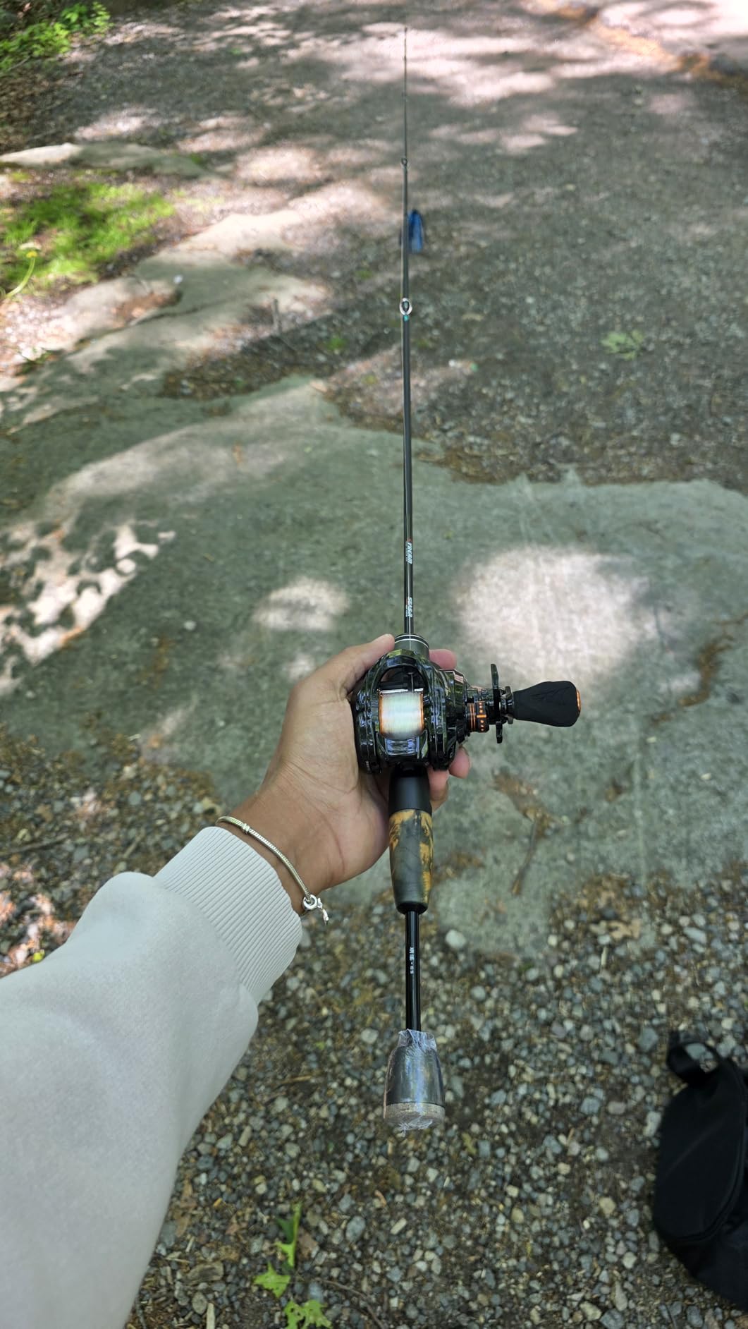 KastKing Zephyr Bait Finesse Baitcasting Fishing Reels with Drag Clicker | Max Drag: 10.0 lb, 6+1 BB, 5.6 oz, Carbon Fiber Frame, 8 Button Magnetic Brake, 7.2:1 Gear Ratio, Palm Perfect Design customer photo 1