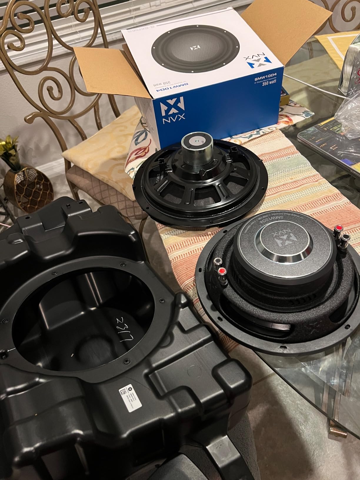 NVX 700W Peak (350W RMS) S-Series Shallow-Mount 10