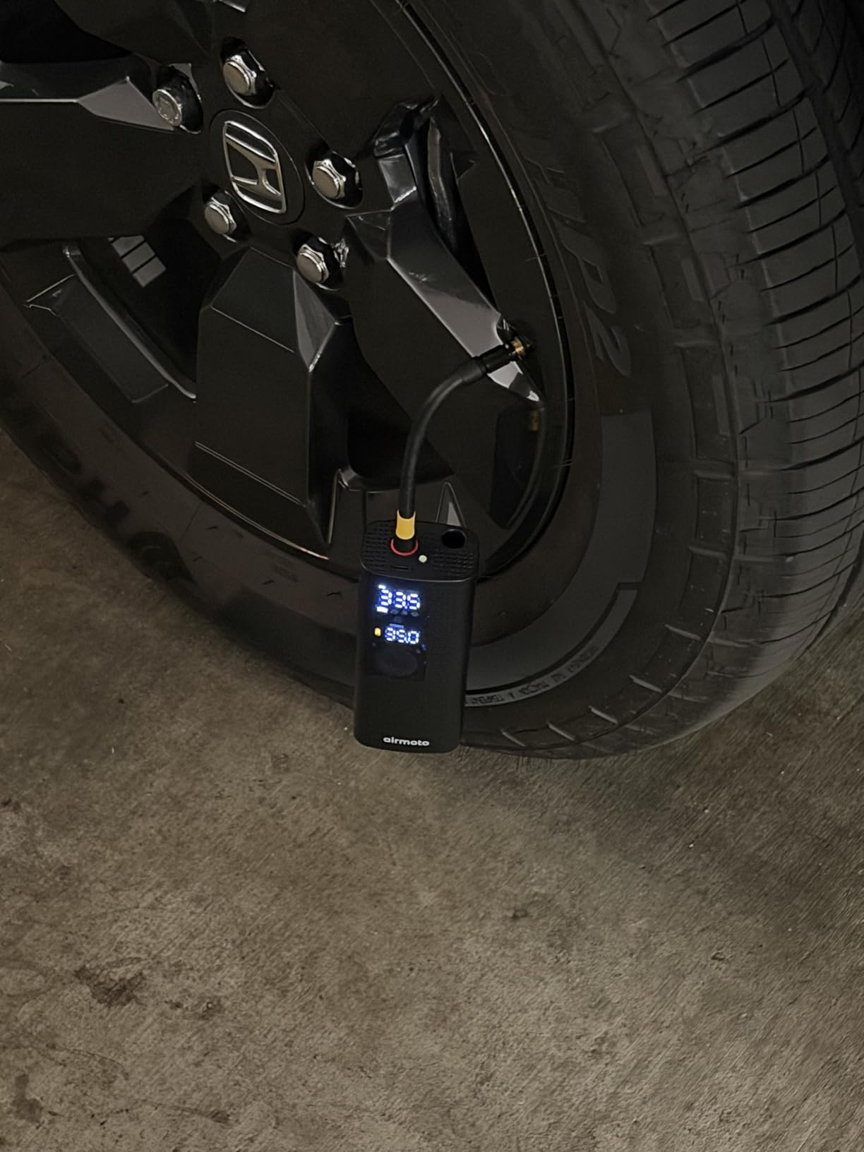 Airmoto Tire Inflator Portable Air Compressor for Cars, Bikes and Bicycles customer photo 1