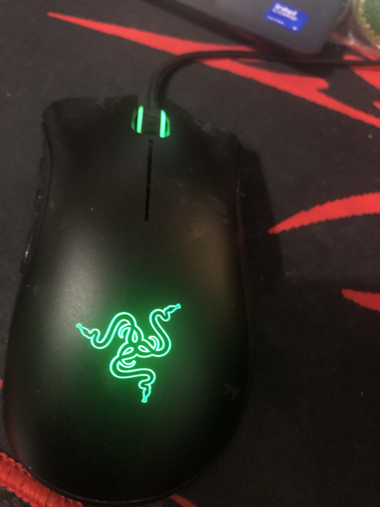 Razer DeathAdder Essential Ergonomic Wired Gaming Mouse, Black | 6400 DPI Optical Sensor, 5 Programmable Buttons, Rubber Side Grips, Mechanical Mouse Switches customer photo 2