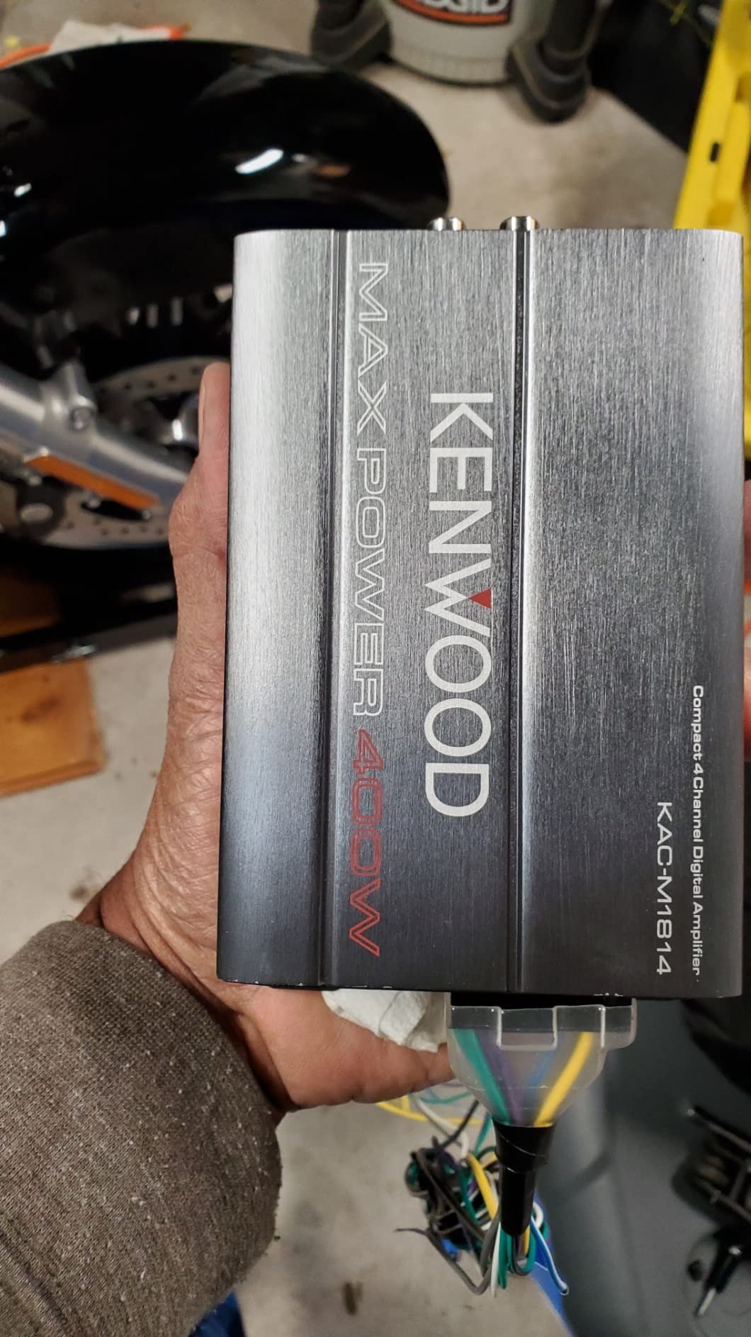 Kenwood KAC-M1814 4-Channel Compact Bridgeable Marine/Motorsports 400W Max Power Digital Amplifier customer photo 2