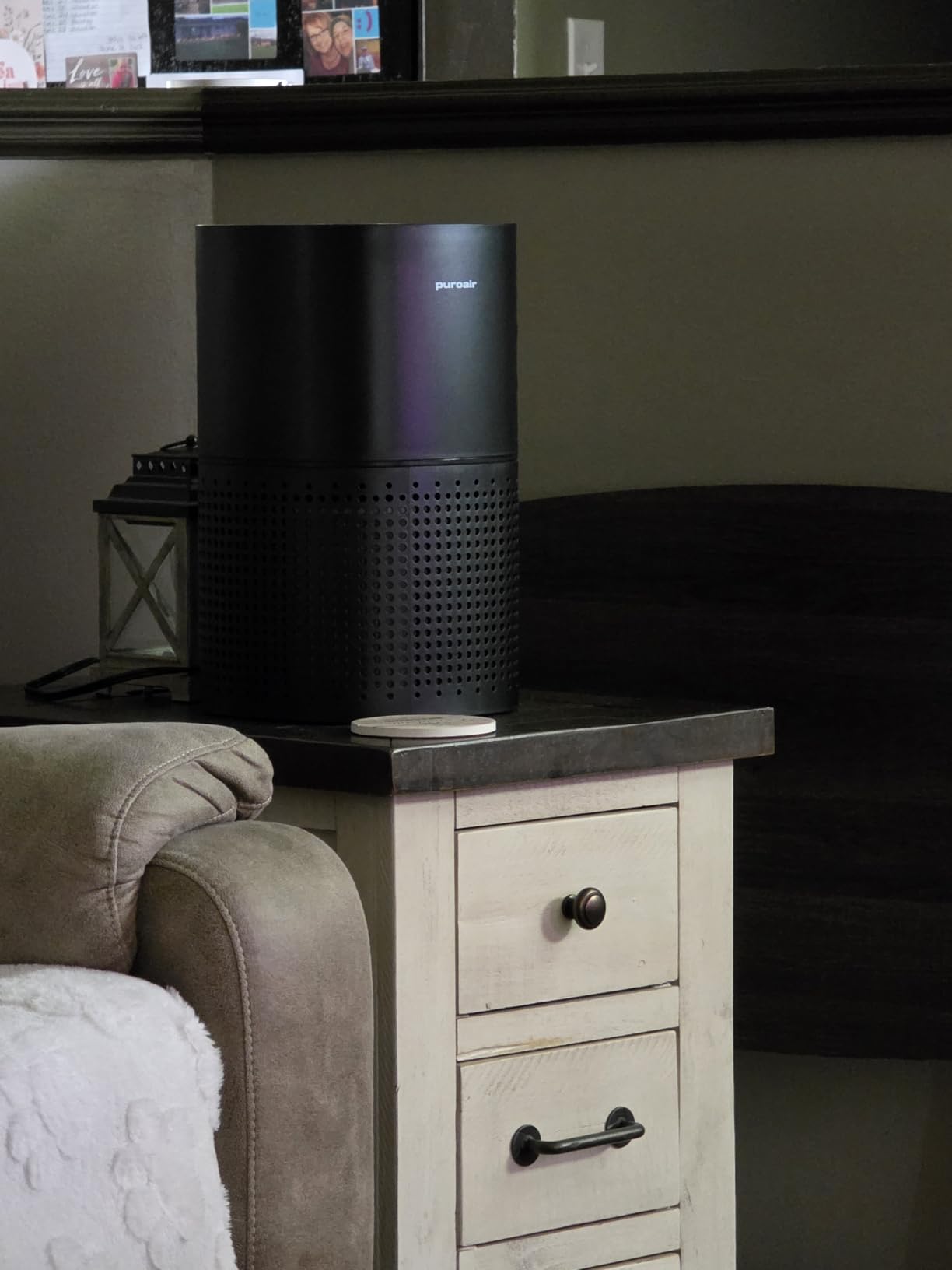 PuroAir 240 HEPA Air Purifiers for Home Pets Bedroom - Filter 1,000 Ft², 3-Layer Air Filter with CarbonTech for Smoke, Odor, Allergies, Auto Air Quality Sensor, Quiet Sleep Mode customer photo 2