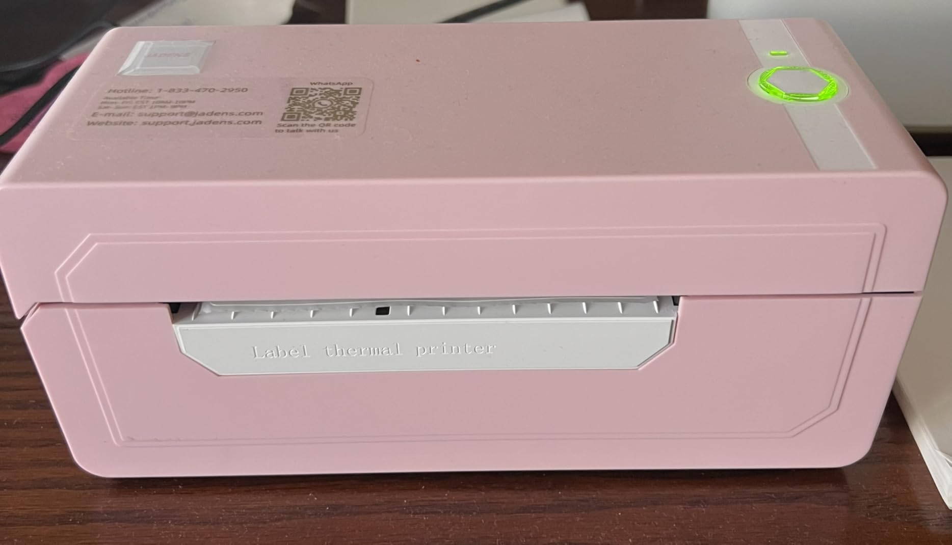 JADENS Bluetooth Thermal Shipping Label Printer, Wireless 4x6 Label Printer customer photo 1