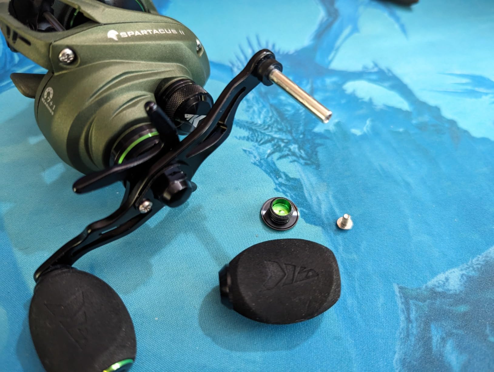 KastKing Spartacus II Baitcasting Fishing Reels with 7.2:1 Gear Ratio | Max Drag: 17.6 lb, 7+1 BB, 6 oz, Graphite Frame, 5-Button Magnetic Brake, Ultralight and Super Smooth customer photo 1