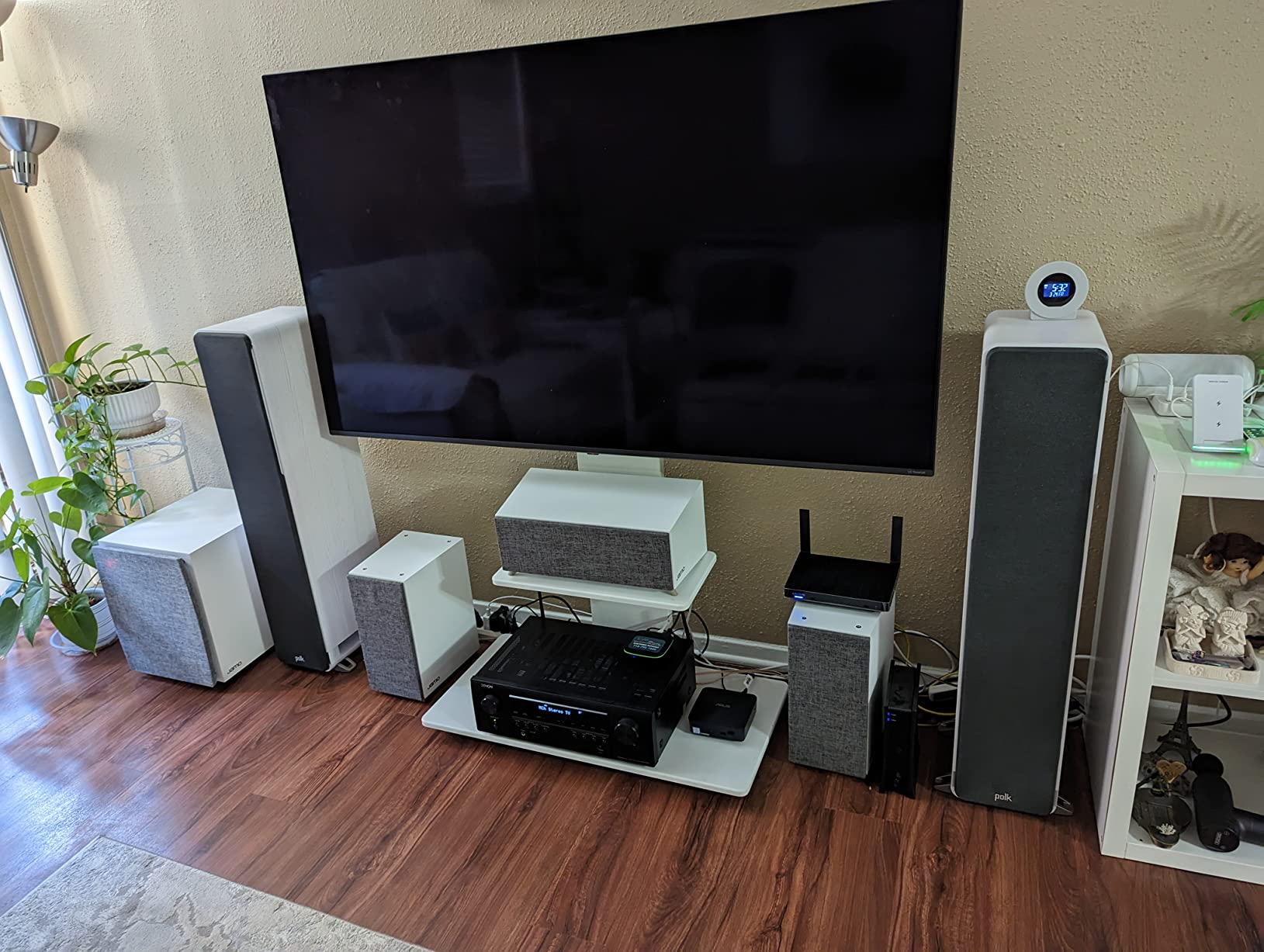 Polk Signature Elite ES50 Tower Speaker - Hi-Res Audio Certified, Dolby Atmos Speaker & DTS:X Compatible, 1