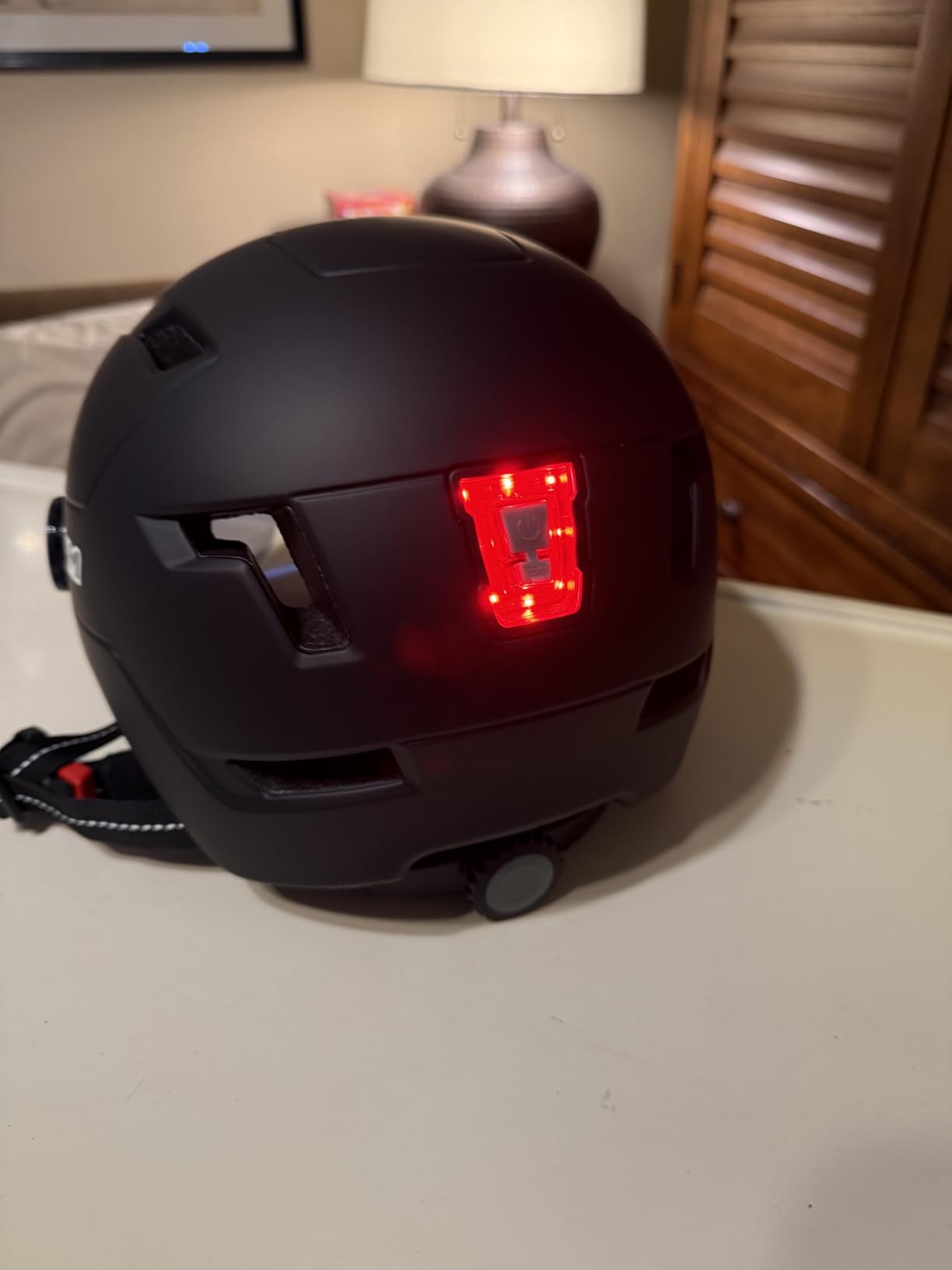 ILM Adult Bike Helmet with USB Rechargeable LED Front and Back Light Mountain&Road Bicycle Helmets E3-10L customer photo 2