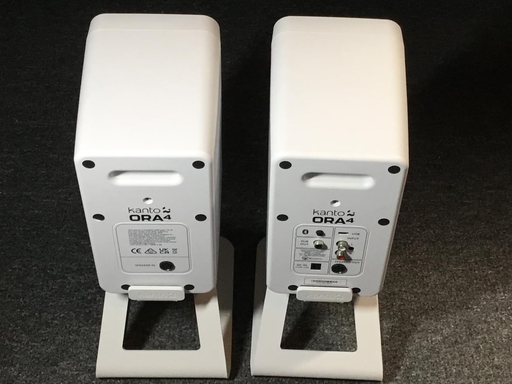 Kanto SE2 Elevated Desktop Speaker Stands for Small Speakers & Compact 2
