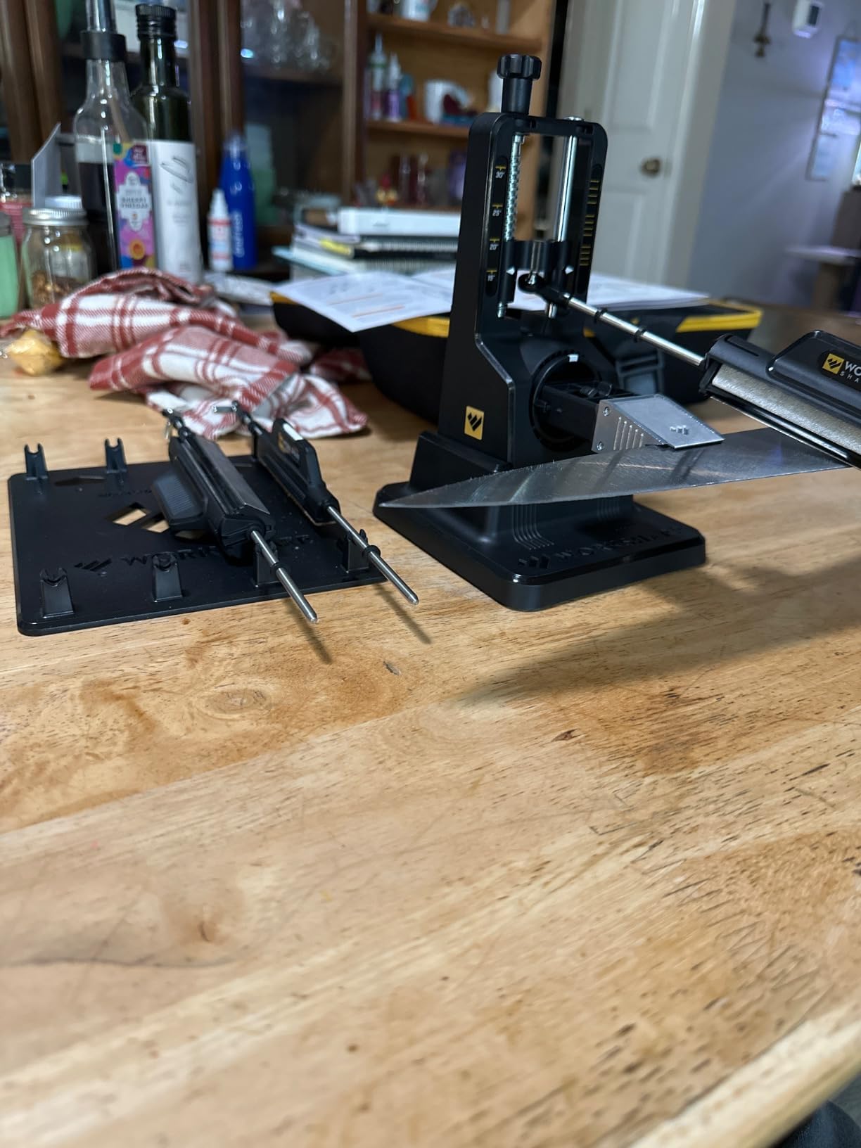 Work Sharp Precision Adjust Elite Knife Sharpener - Fixed Angle Sharpening System for Kitchen & Pocket Knives customer photo 2