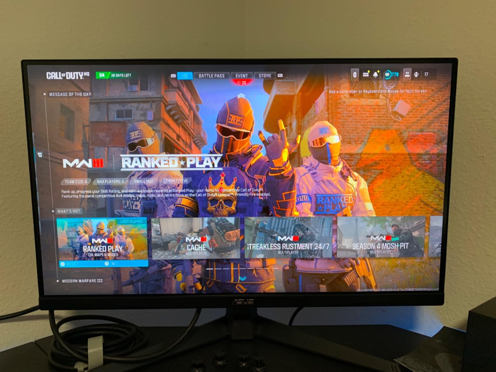 ASUS TUF Gaming 27 Inch Gaming Monitor - Full HD, 1080P, 165Hz, 1ms, Extreme Low Motion Blur, FreeSync Premium, Shadow Boost, Eye Care, HDMI, DisplayPort, Tilt Adjustable - VG277Q1A customer photo 1