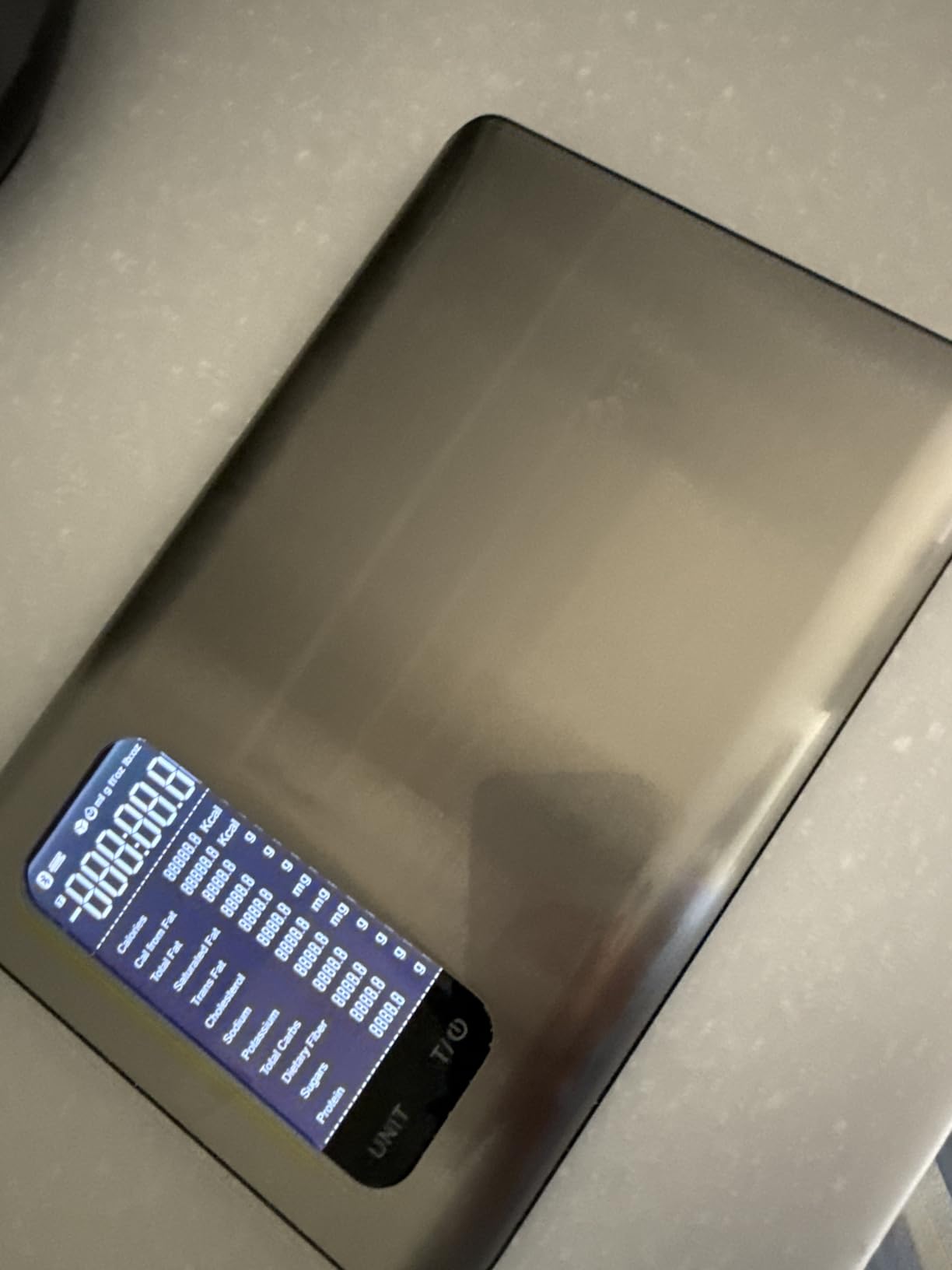 Etekcity 22lb Food Kitchen Scale, USB Rechargeable, IPX6 Waterproof | Digital scale with grams & ounces, 1g precision, 5 weight units, tare, ideal for baking, meal prep, Stainless Steel, Silver customer photo 1
