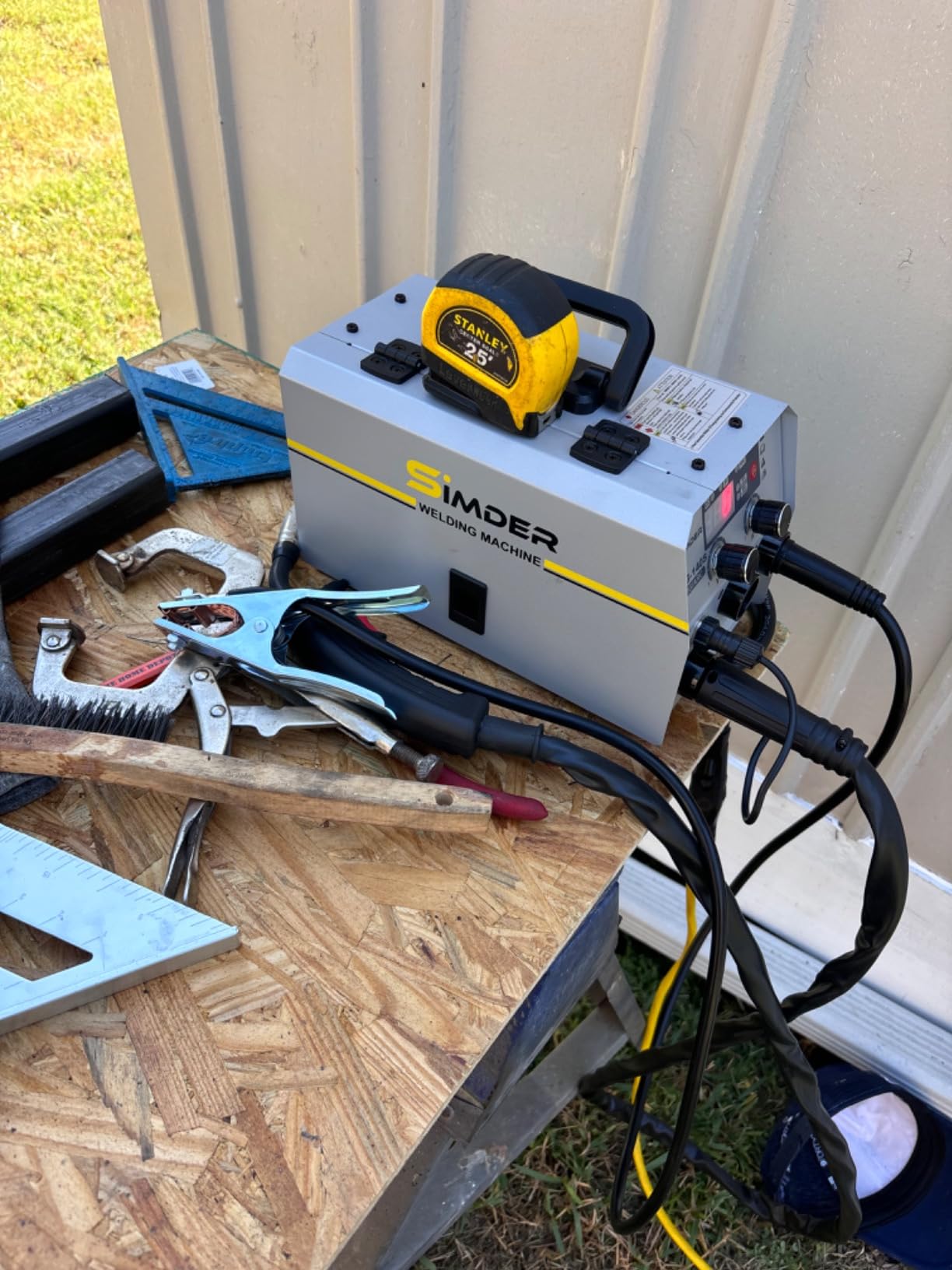 SSIMDER 140A MIG Welder Flux Core 110V 220V 3 in 1 with 1lb Wire, IGBT Inverter Multiprocess Welding Machine for DIY Beginner, Auto Repair, Home & Farm customer photo 2