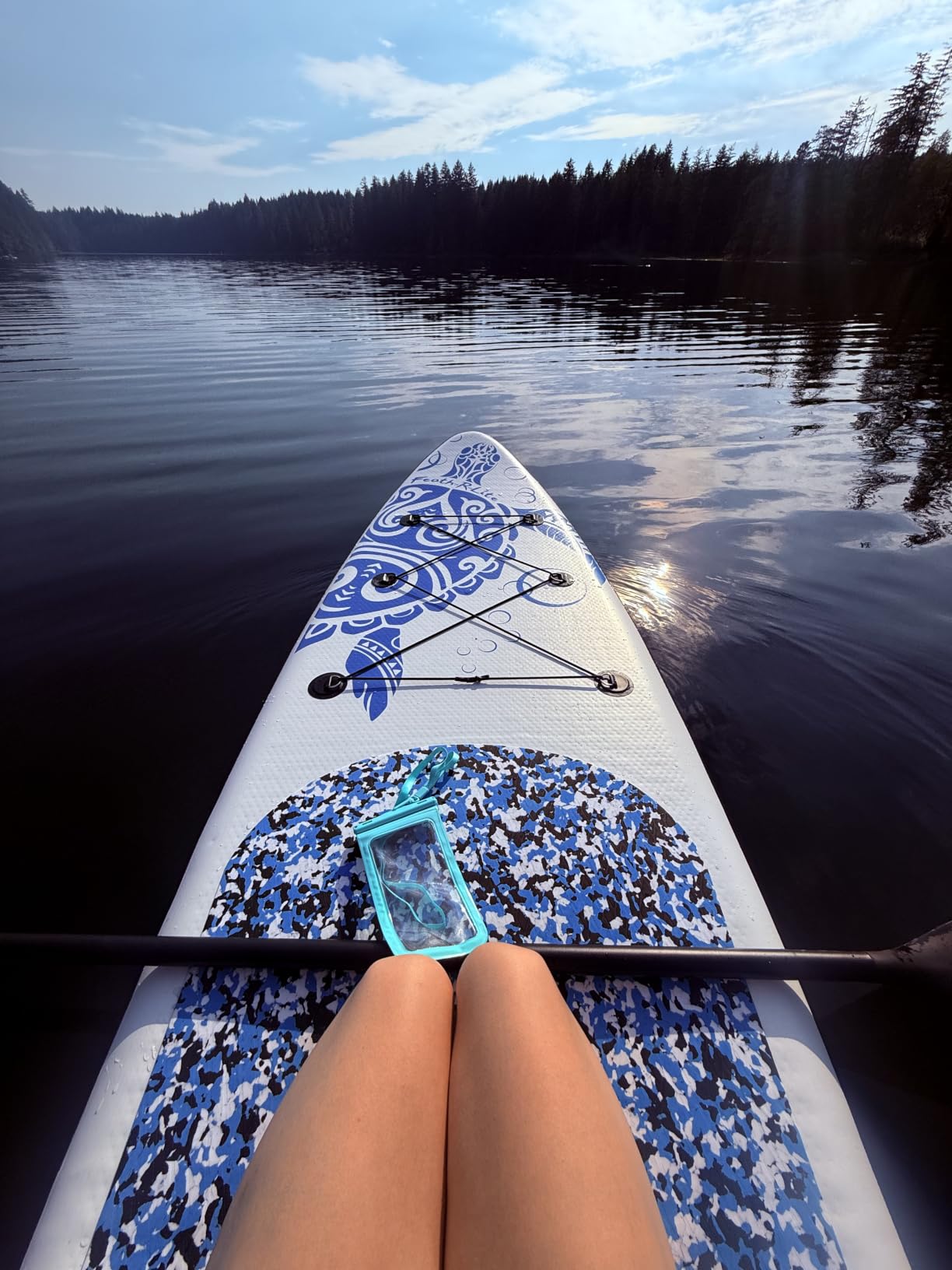FEATH-R-LITE Inflatable Ultra-Light 11'/10'6''Stand Up Paddle Board for All Skill Levels with Premium SUP Paddleboard Accessories,Non-Slip Comfort Deck for Youth & Adults customer photo 1