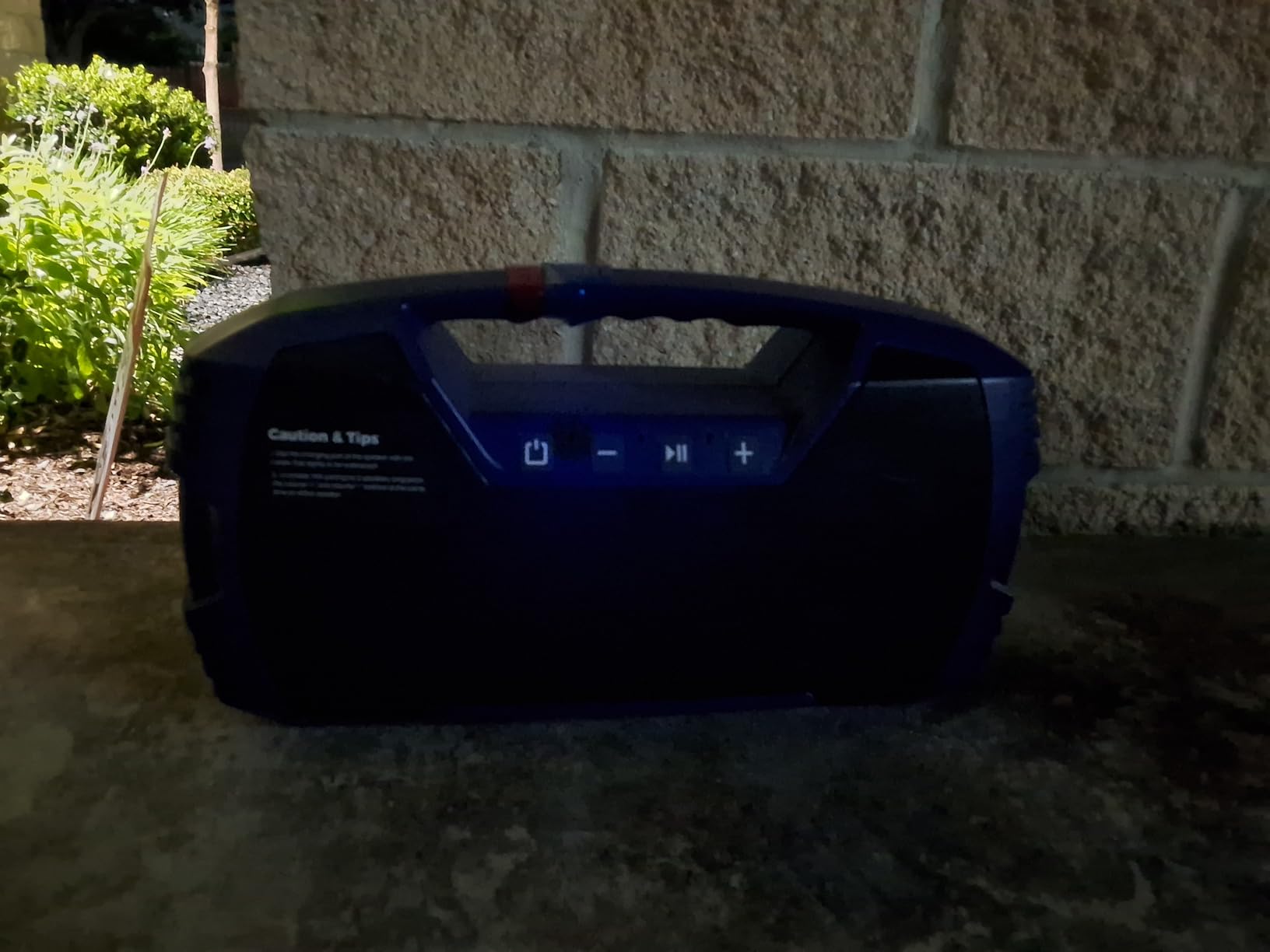 Outdoor Bluetooth Speaker, IPX7 Waterproof, 90W Peak, 32H Playtime, Floating Design, Deep Bass, TWS Stereo, Portable Handle, Rugged Build customer photo 1
