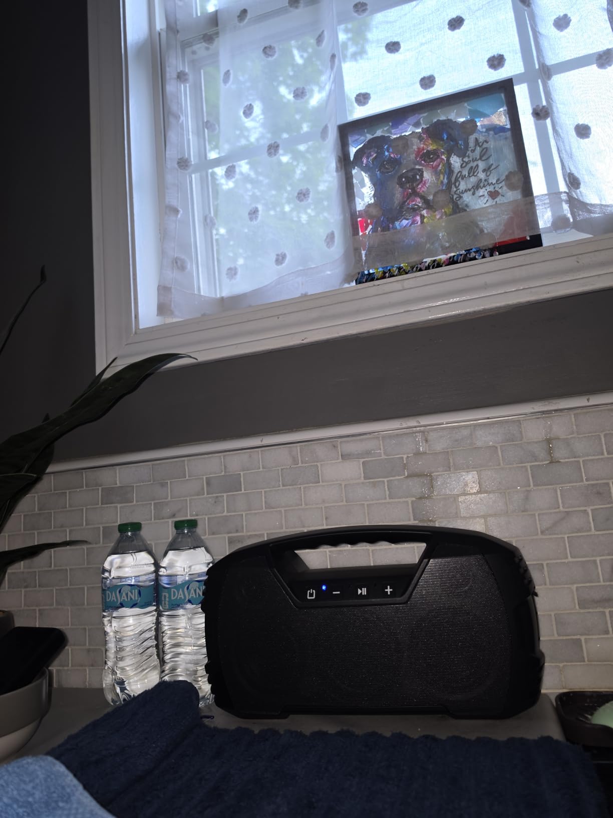 Outdoor Bluetooth Speaker, IPX7 Waterproof, 90W Peak, 32H Playtime, Floating Design, Deep Bass, TWS Stereo, Portable Handle, Rugged Build customer photo 2