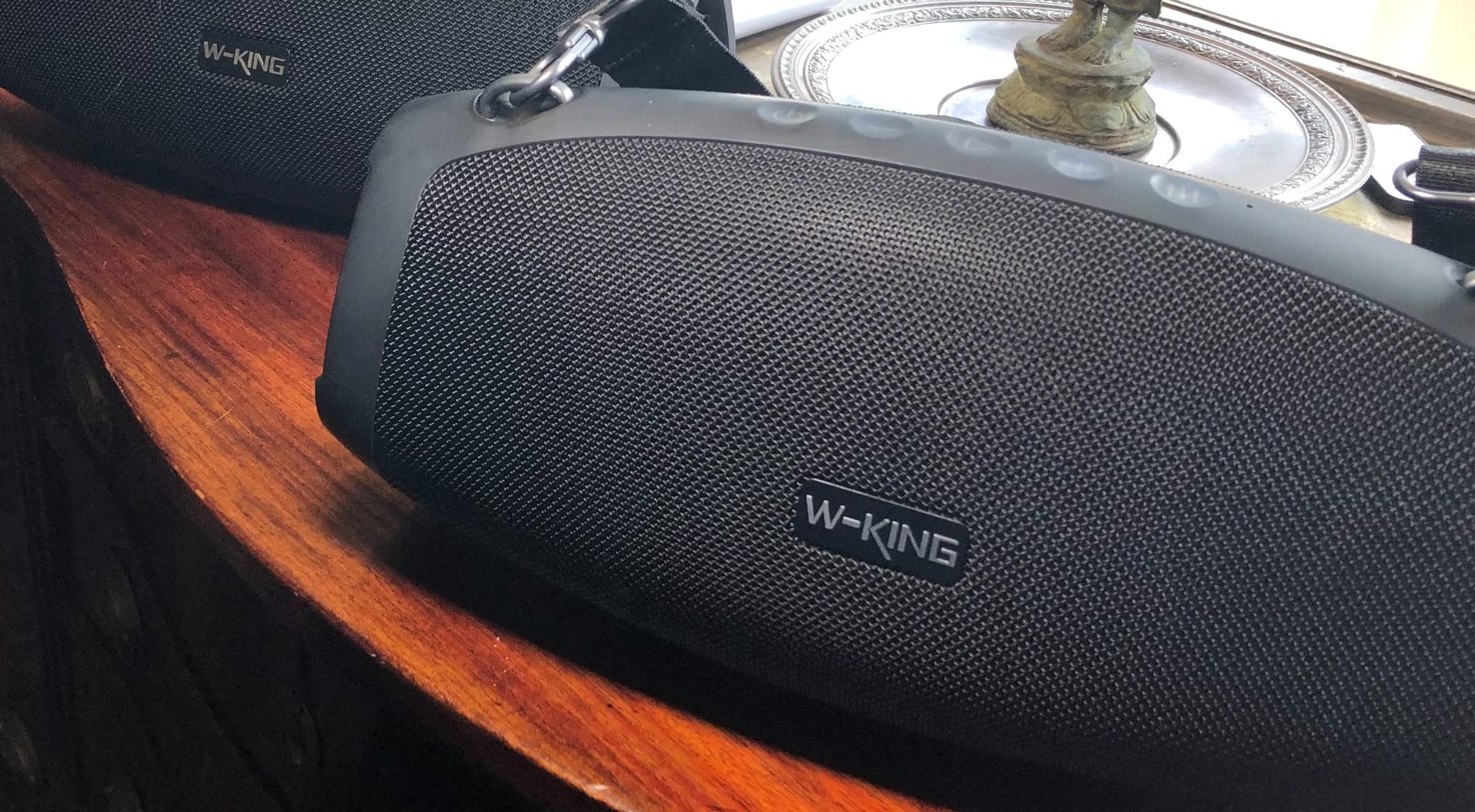 W-KING Bluetooth Speaker, 120W Peak IPX6 Outdoor Loud Portable Speakers | Bluetooth Wireless Boombox, Waterproof Party Large Speaker, 70W Triple Passive Radiators-Deep Bass/Subwoofer*2, 42H, TF, EQ customer photo 2