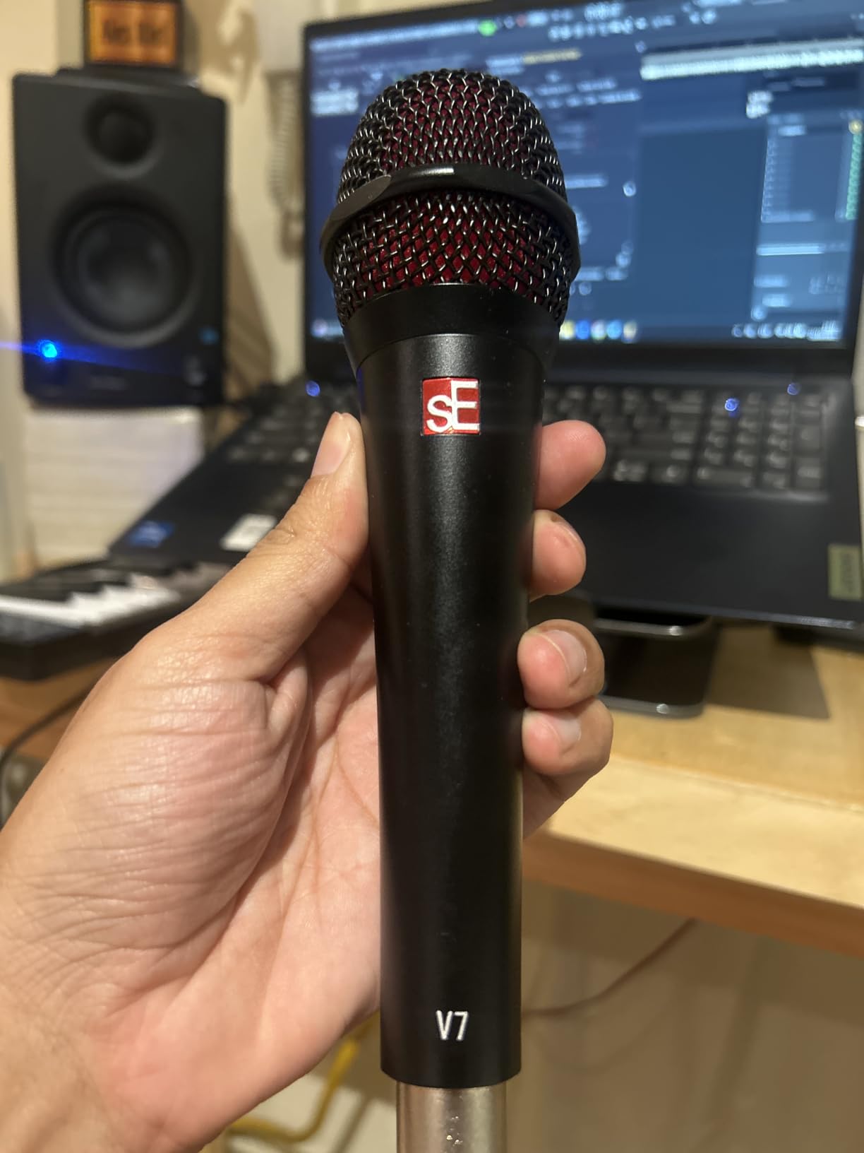 SE ELECTRONICS V7 Dynamic Microphone for Singing, Speech & Studio Recording customer photo 2
