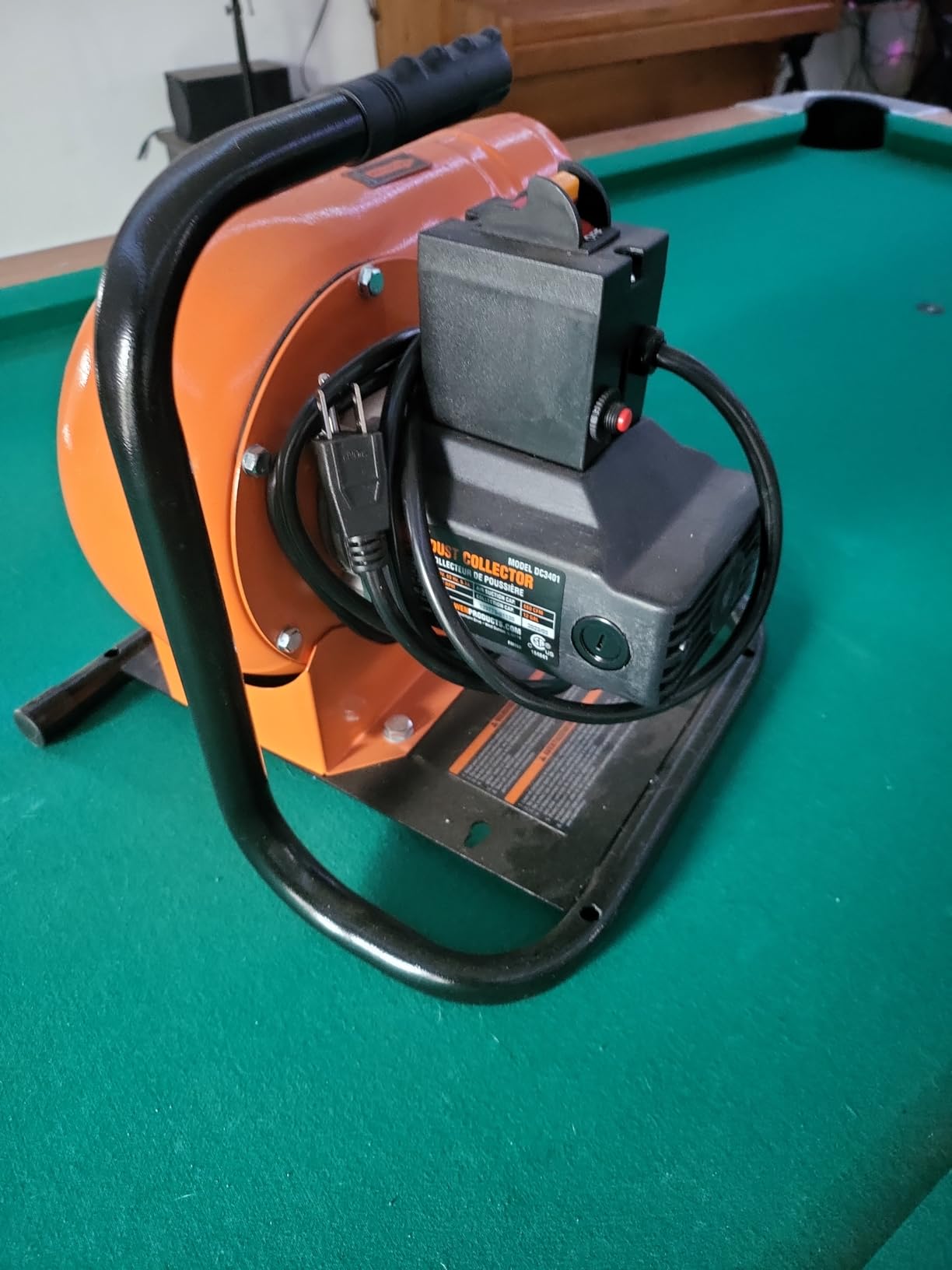 WEN Woodworking Dust Collector, 5.7-Amp Motor with 12-Gallon Bag, Mobile Base, and Optional Wall Mount (DC3401) customer photo 1