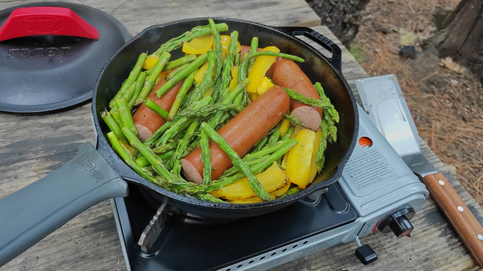 Chef Master Grill Boss Dual Fuel Camping Stove, Butane & Propane, 12000 BTU Single Burner Gas Cooker with Propane Adapter customer photo 2