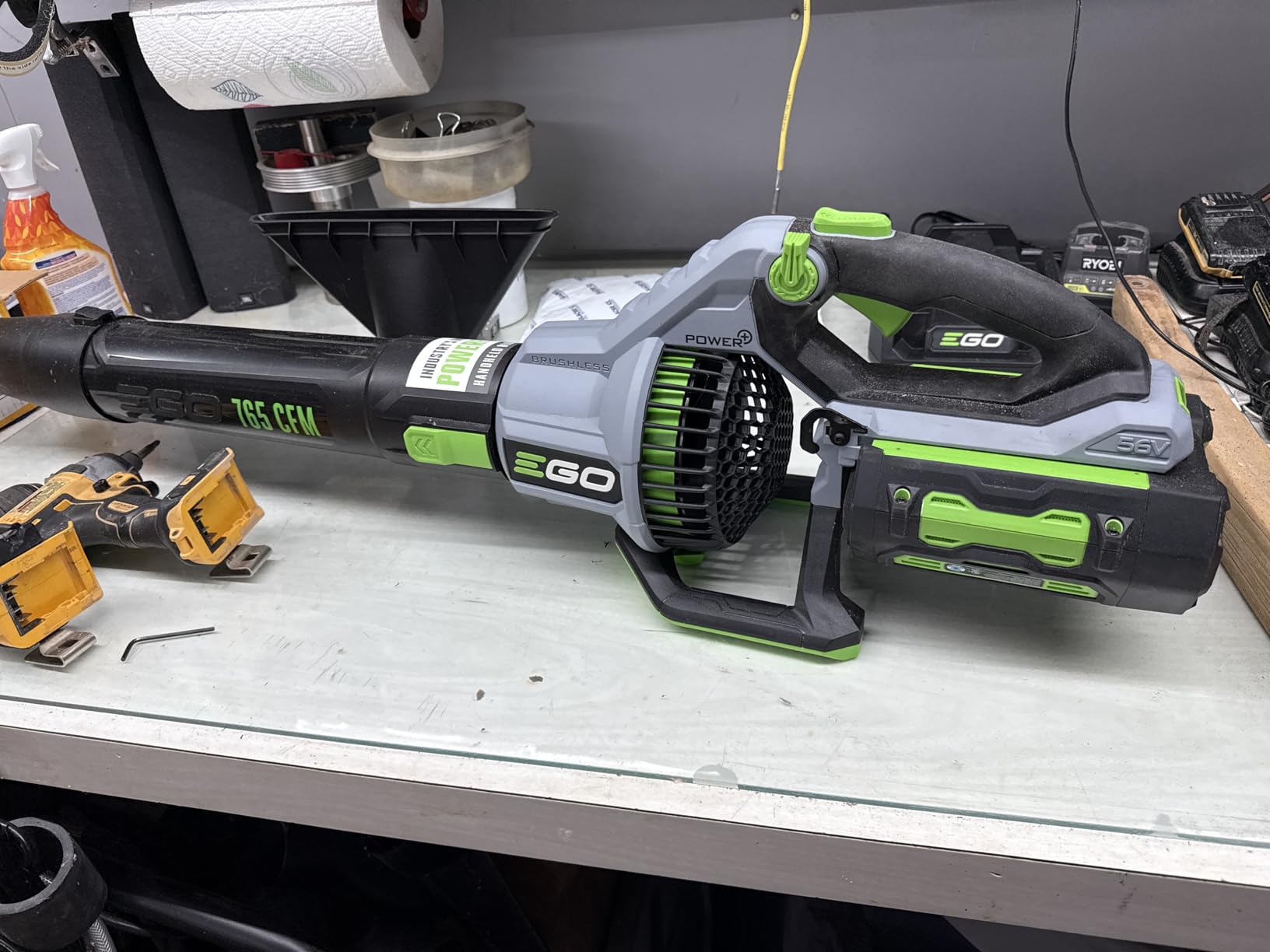 EGO POWER+ Cordless Electric Leaf Blower, 765 CFM, With Battery - LB7654 customer photo 1