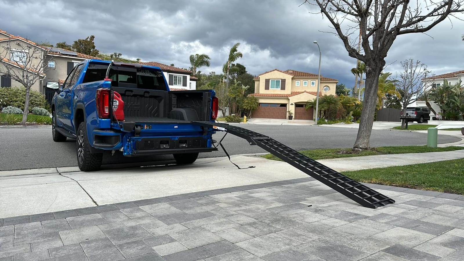 10FT Motorcycle Ramp for Pickup Trucks, 1PC Aluminum Ramps for ATV/Dirtbike customer photo 2