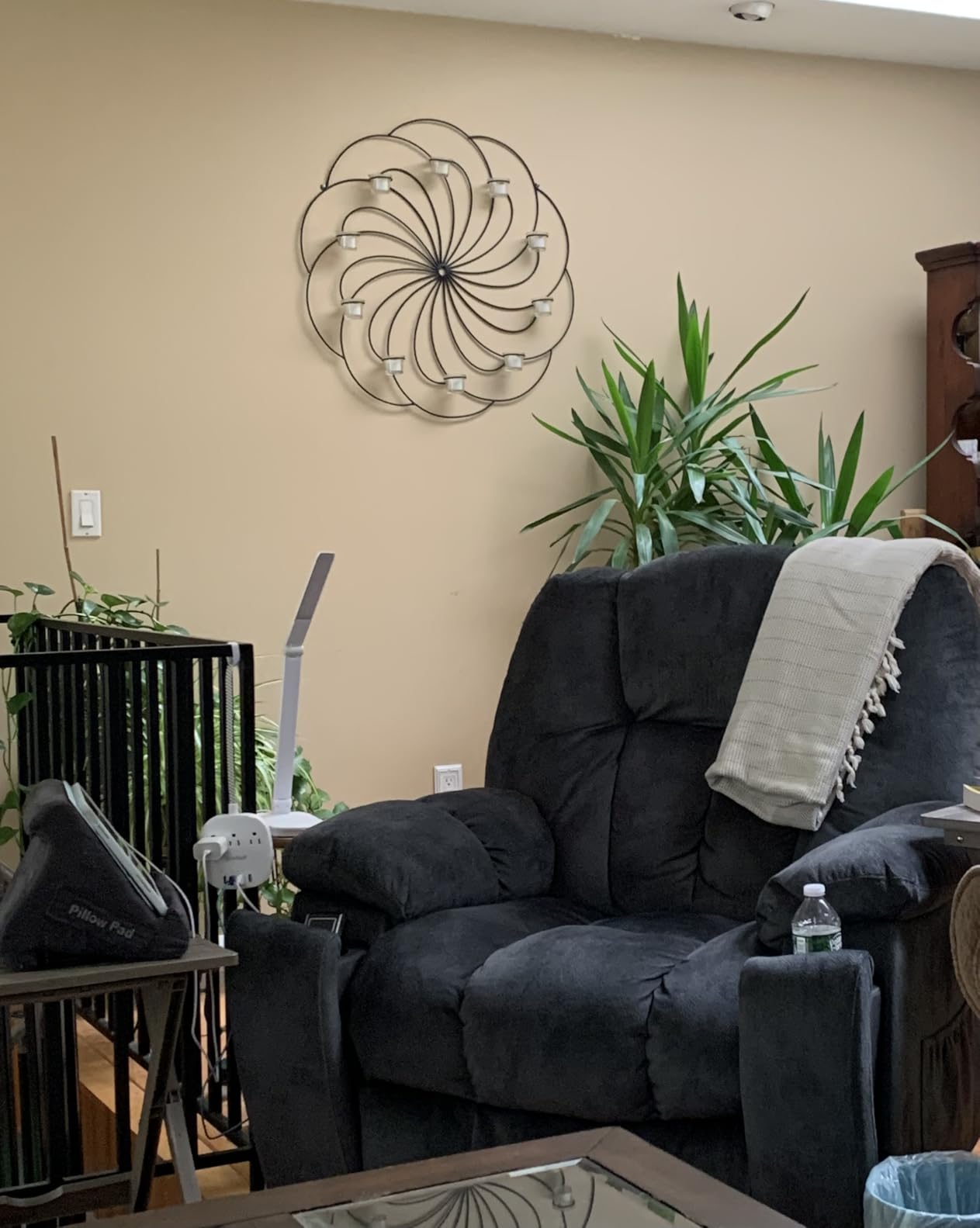 CANMOV Large Power Lift Recliner Chair with Massage, Heat, and USB for Elderly, Overstuffed Wide Recliners, Heavy Duty and Safety Motion Reclining Mechanism, Gray customer photo 1