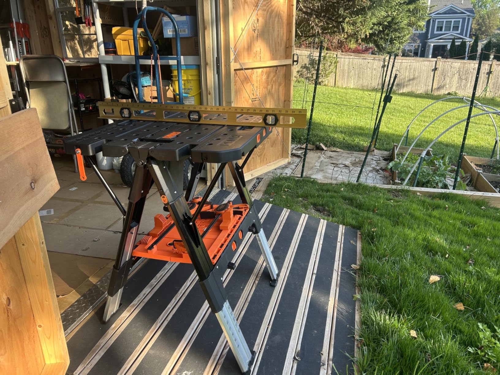 Pony Portable Folding Work Table, Workbench & Sawhorse customer photo 2