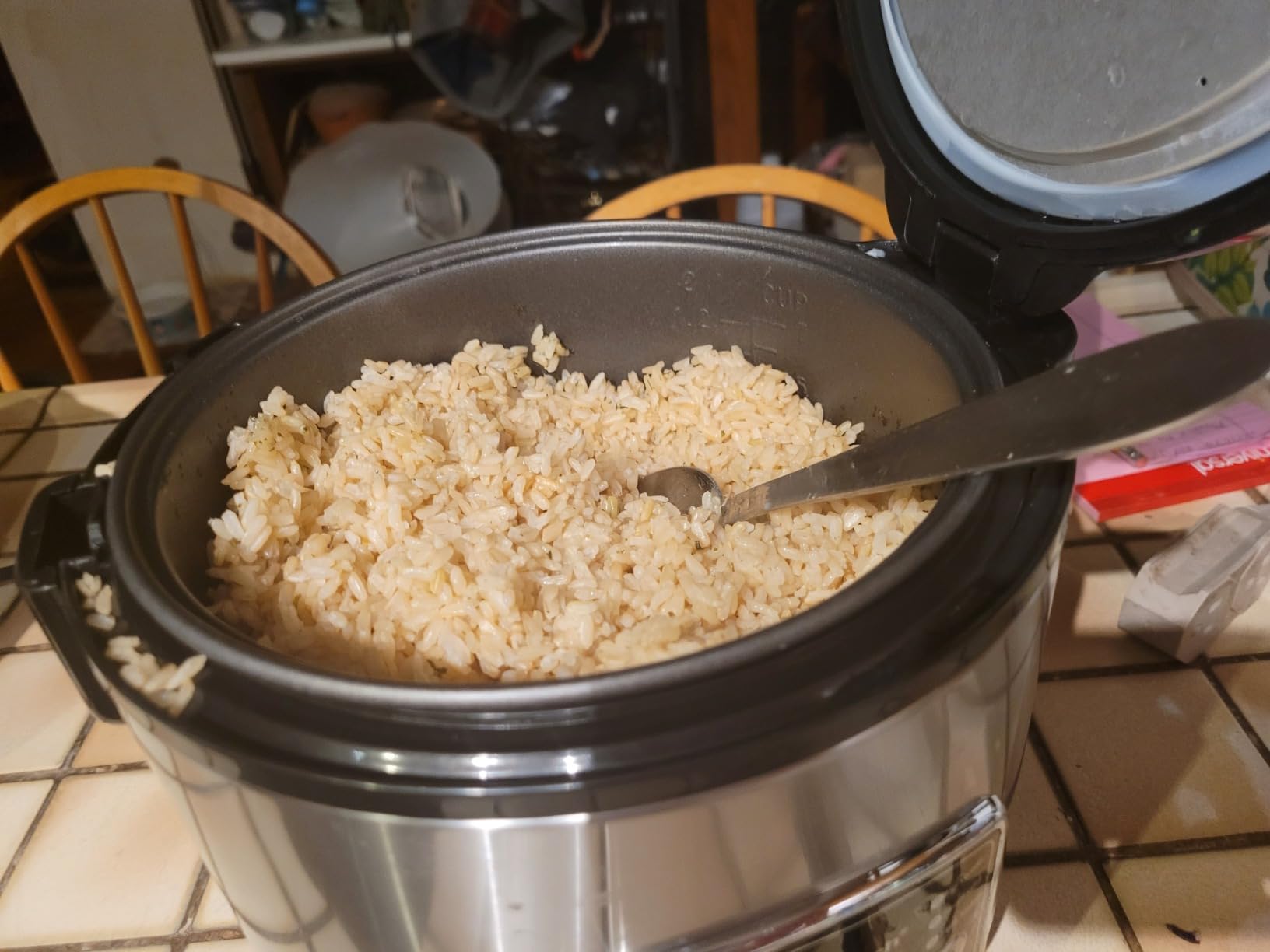Hamilton Beach Digital Programmable Rice Cooker & Food Steamer, 12 Cups Cooked customer photo 2