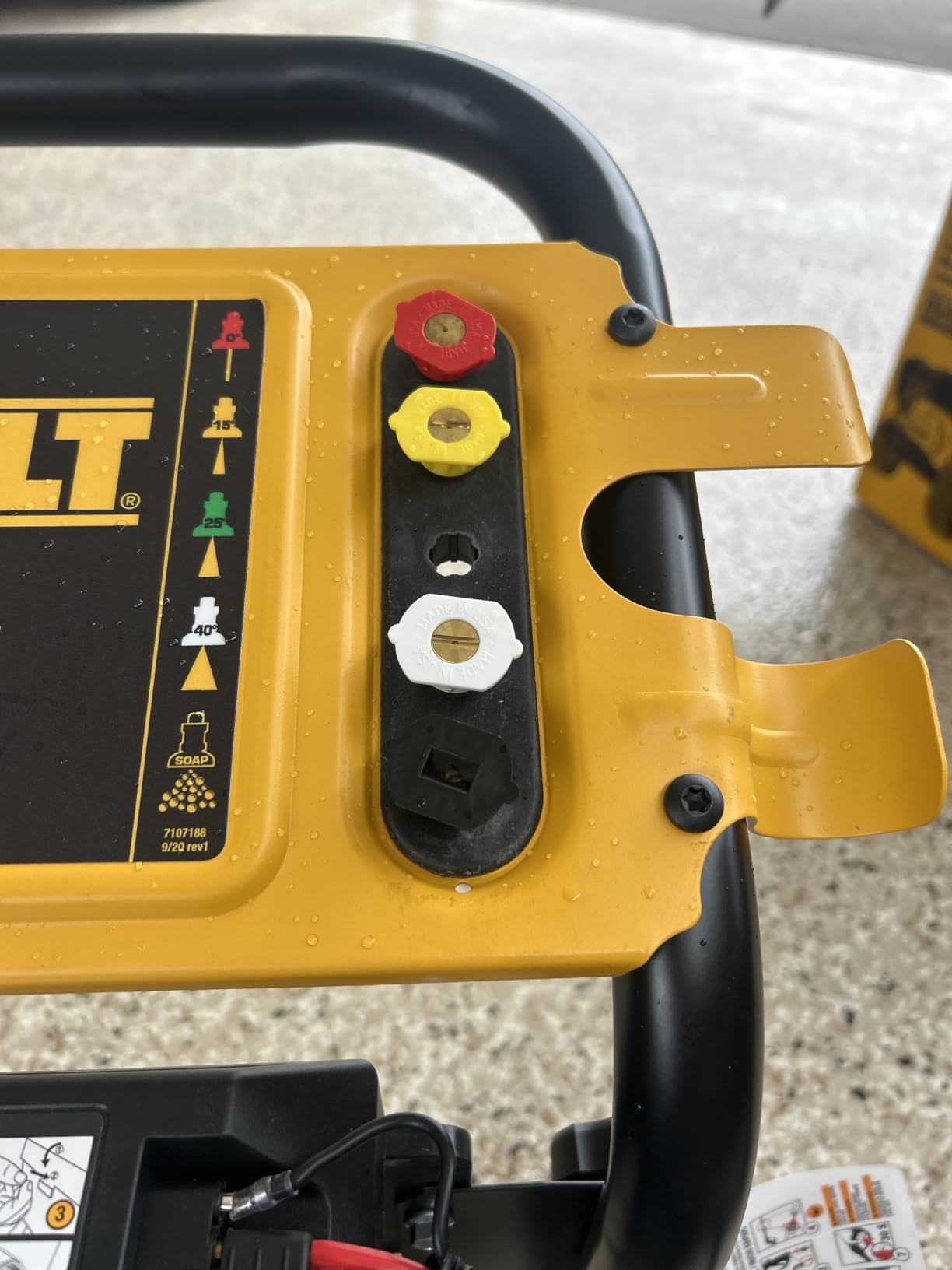 DeWalt 3300 PSI Gas Pressure Washer, 2.4 GPM, Residential Model DXPW3300-S | Gas Power Washer For Homeowners. AAA Axial Cam Pump, 25' Hose, 5 Nozzles, Ergonomic Spray Gun. 49-State Compliant. DXPW3300-S customer photo 2