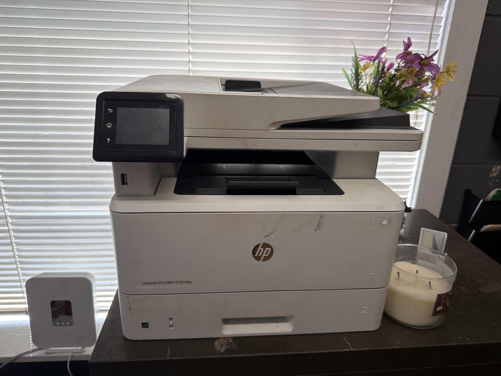 HP LaserJet Pro MFP 4101fdw Wireless Black & White All-in-One Laser Printer, Scanner, Copier, Fax, 42 ppm customer photo 2