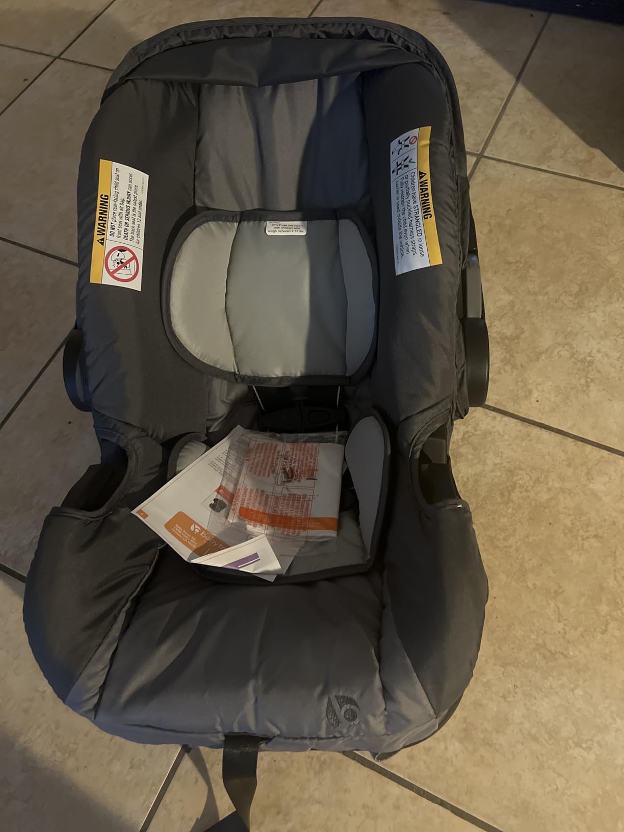 Baby Trend EZ-Lift Plus Infant Car Seat, Ultra Grey, Newborn Comfort Padding, Lightweight Carry Build, Adjustable Harness System customer photo 1