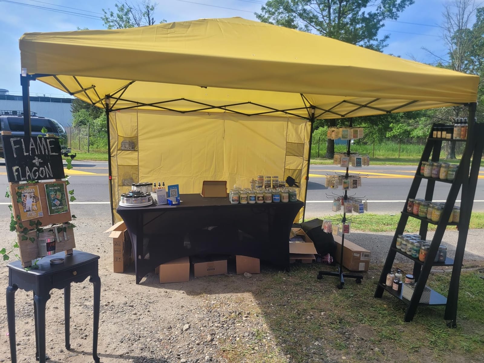 Tunbne 10X10 Pop Up Canopy Tent Outdoor with 1 Sidewalls, One Push Setup | 1 Minute Setup, Vented Roof, Silver-Coated, UV Resistant, Extra 6 Pockets, 8 Stakes, 4 Sandbags, (White) customer photo 2