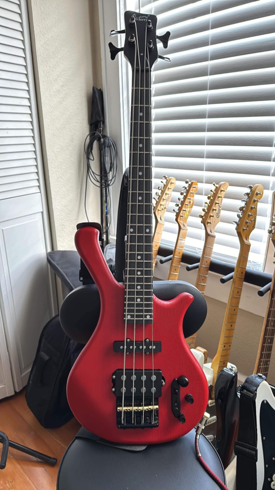 Ktaxon 36 Inch Bass Guitar 4 String Electric Bass Guitar (Compact-Red) customer photo 1