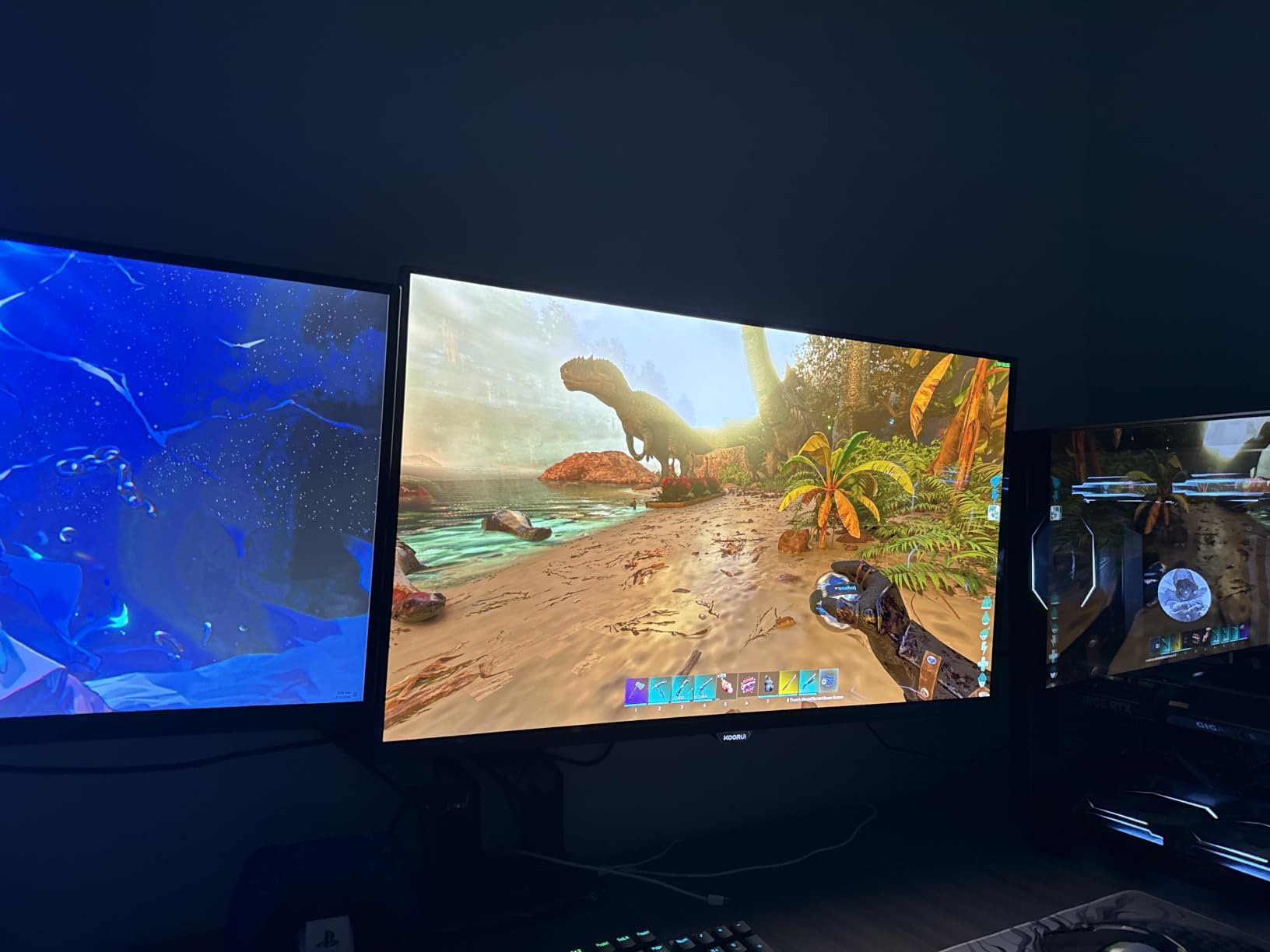 KOORUI 24 Inch Gaming Monitor, 180Hz 1080P VA Display with 3000:1 Contrast customer photo 2