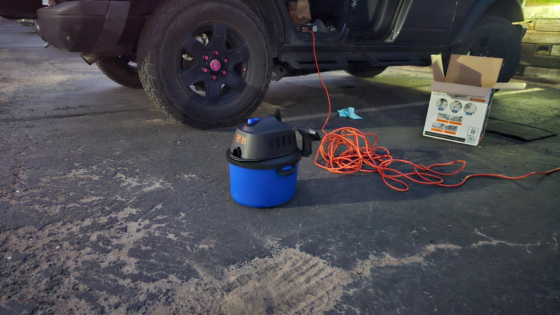 Koblenz WD-2L Wet Dry Vacuum Cleaner, Home Car Garage Workshop, 2.0 PHP customer photo 2