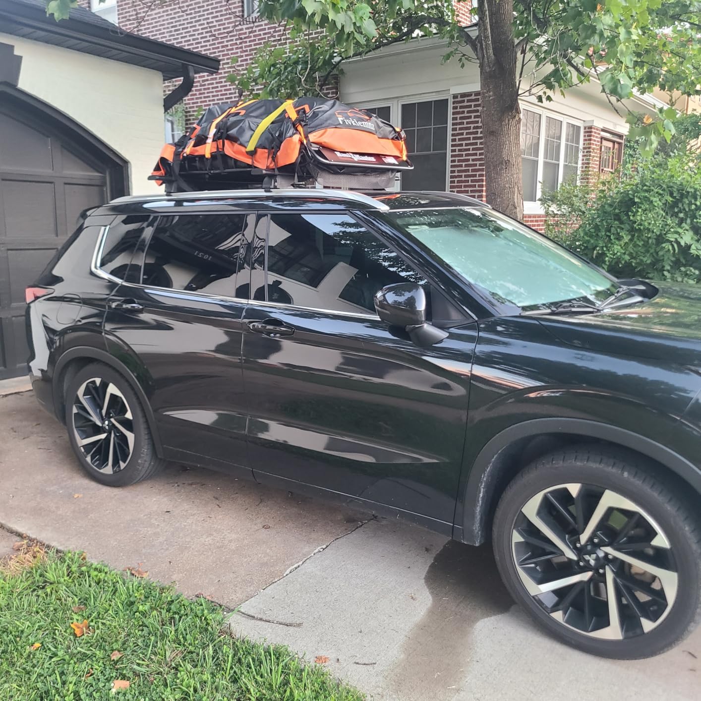 FIVKLEMNZ 21 Cubic Rooftop Cargo Carrier Waterproof Soft Car Roof Bag customer photo 1