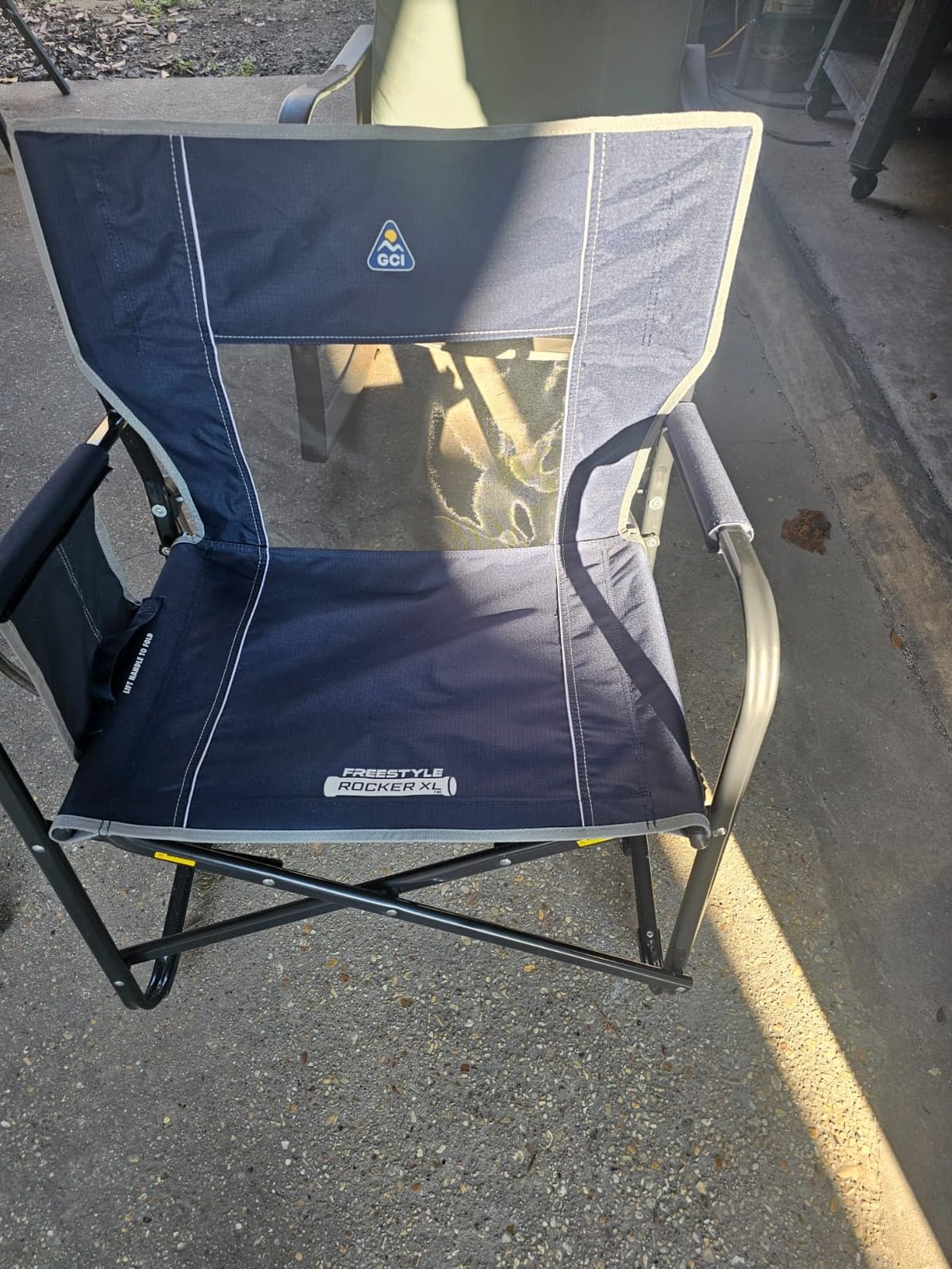 GCI Outdoor Freestyle Rocker XL Camping Chair - Black customer photo 1