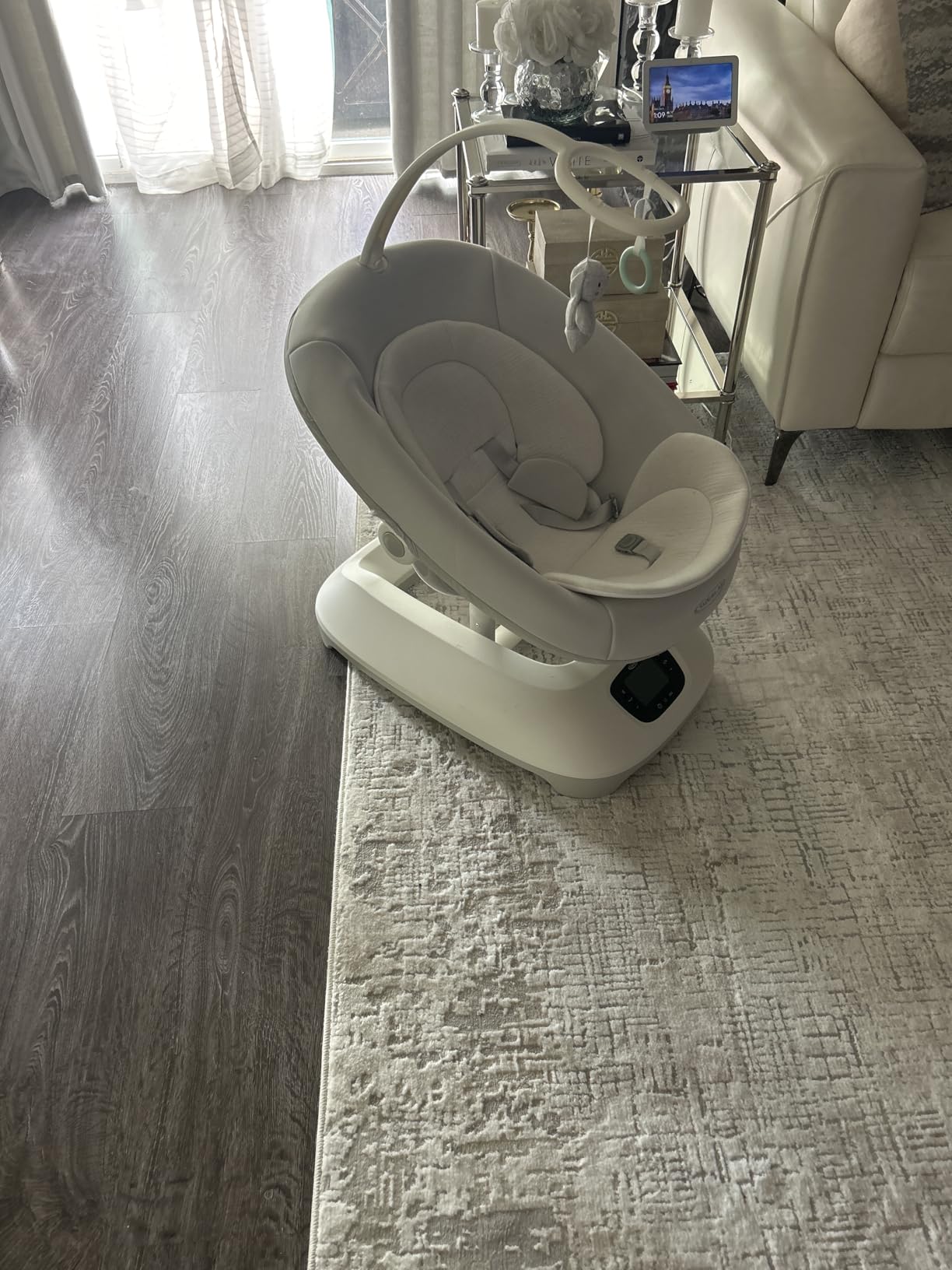 Graco SmartSense Baby Swing with Cry Detection Technology, Soothing Motions and Calming Vibrations, Comfortable Infant Support, Rori customer photo 2