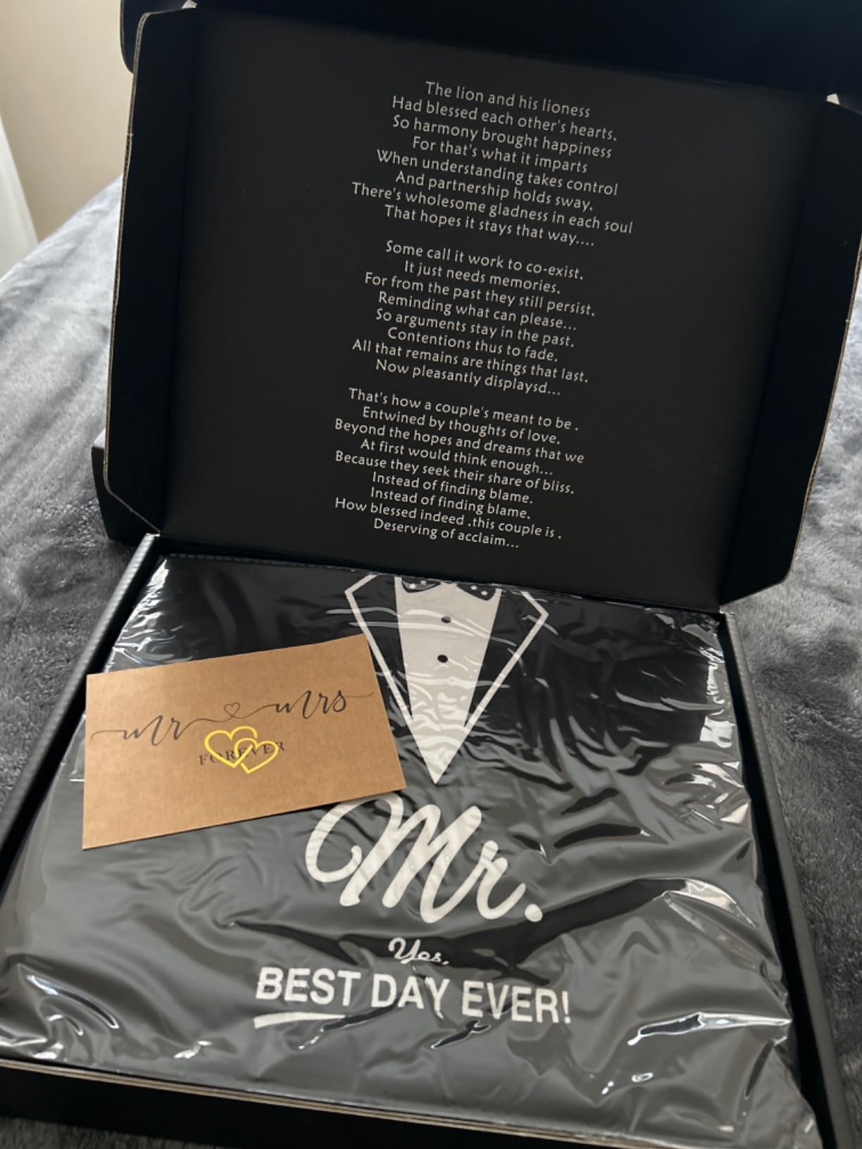Mr & Mrs Aprons for Couple Gift - Kitchen Gift Set customer photo 1