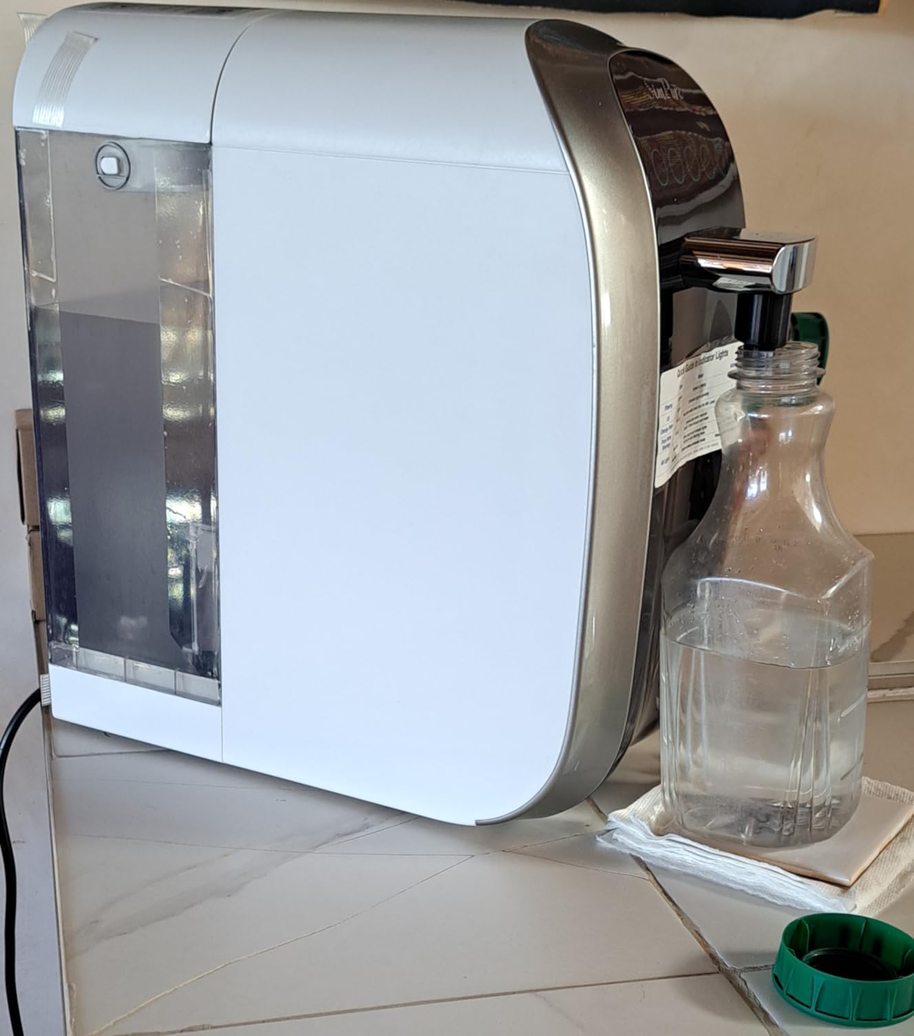SimPure Y7P-BW UV Countertop Reverse Osmosis Water Filter, 5 Stage RO customer photo 2