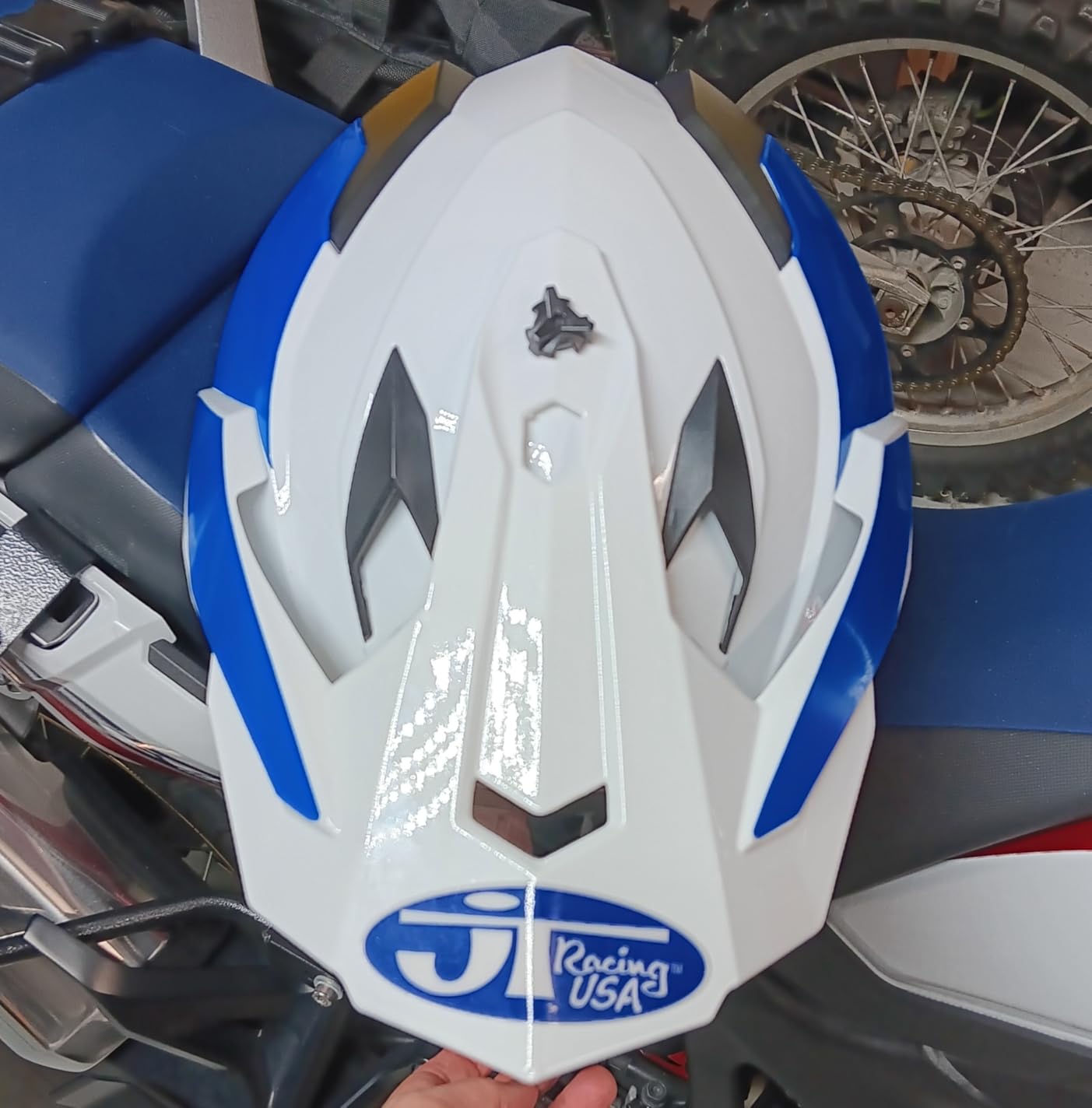 ILM Dual Sport Adventure Motorcycle Helmet with Pinlock Visor WS902 | Dual Visor, Ventilation, Wide View, Snowmobile ATV Dirt Bike Off-Road E-Bike customer photo 1