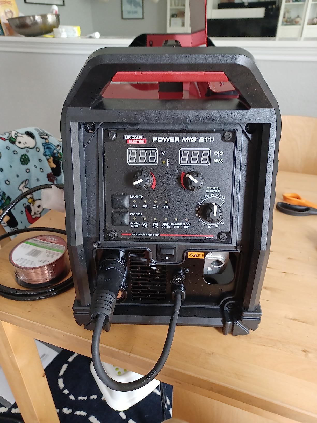 Lincoln Electric Power MIG 211i MIG Welder - Dual-Voltage 120/230 V, 20-211 A Output customer photo 2