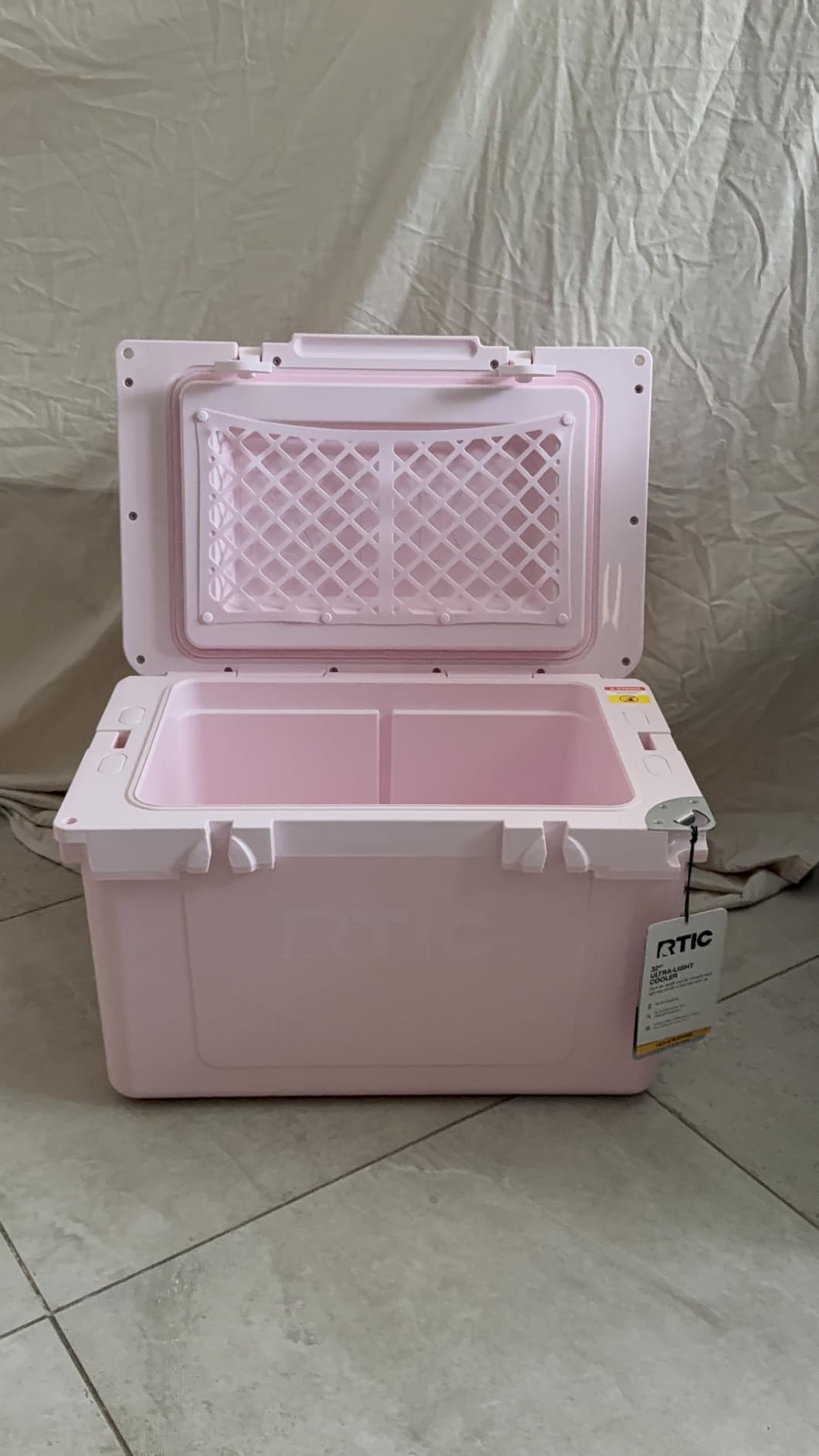 RTIC 32 QT Ultra-Light Hard Cooler | Portable Hard Ice Chest Box for Beach, Drinks, Camping, Picnic, Fishing, Boat, Barbecue, 30% Lighter Than Rotomolded customer photo 2