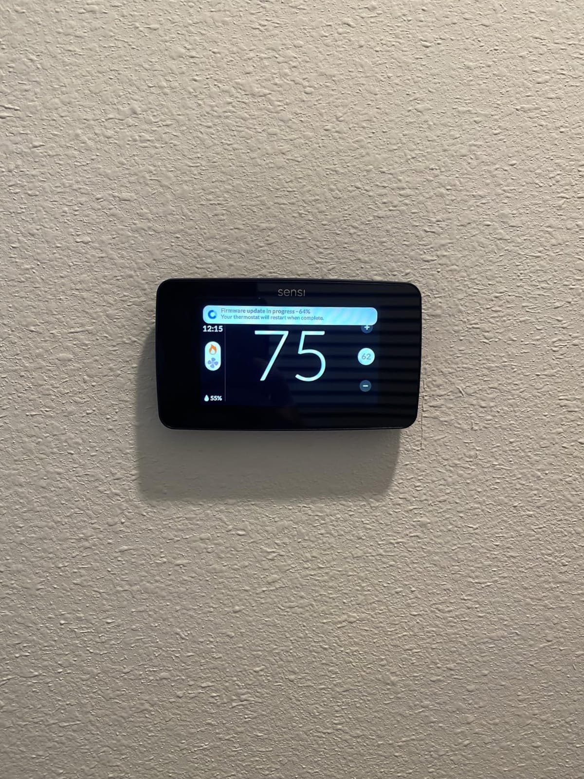 Sensi Touch 2 Smart Thermostat Wi-Fi, Alexa, Energy Star Certified, ST76 customer photo 2