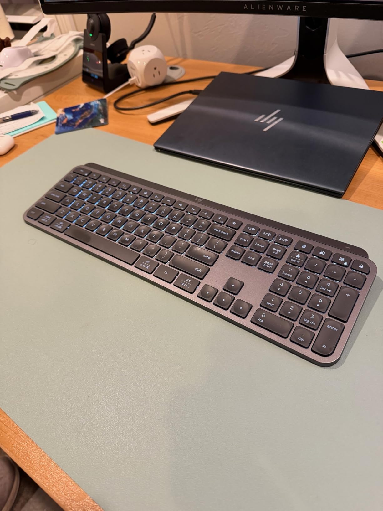 Logitech MX Keys S Combo Performance Wireless Keyboard and Mouse - Graphite | Bluetooth or Logi Bolt USB receiver included, Connects up to 3 devices, Smart backlit keys, 8K DPI, fast scrolling customer photo 2