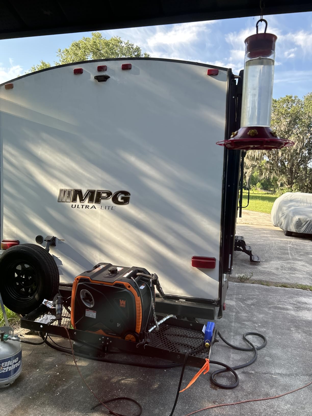 WEN DF451i Super Quiet 4500-Watt Electric Start Dual Fuel RV-Ready Portable Inverter Generator with Fuel Shut-Off customer photo 2