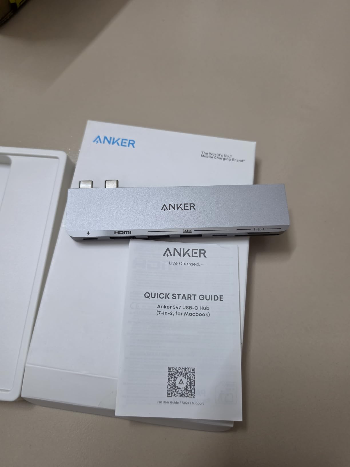 Anker USB C Hub for MacBook, 7-in-2 mac Dock with 4K@60Hz HDMI, Compatible with Thunderbolt 4, 1 Type C and 2 USB A Data Ports for MacBookPro 13 Inch, MacBookAir M4/M5, and More (Not Work with Neo) customer photo 2